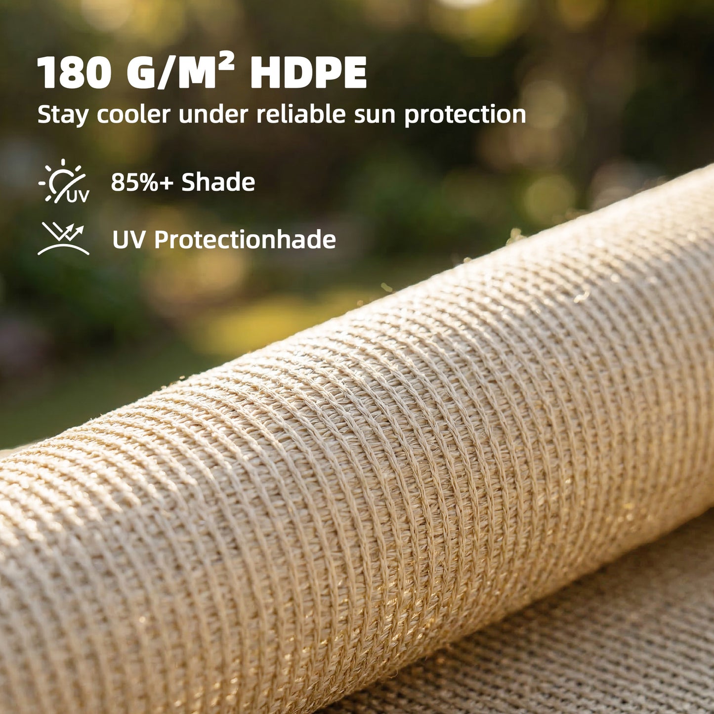 Sun Shade Sail UV Protection Canopy with Stainless Steel Eyelets