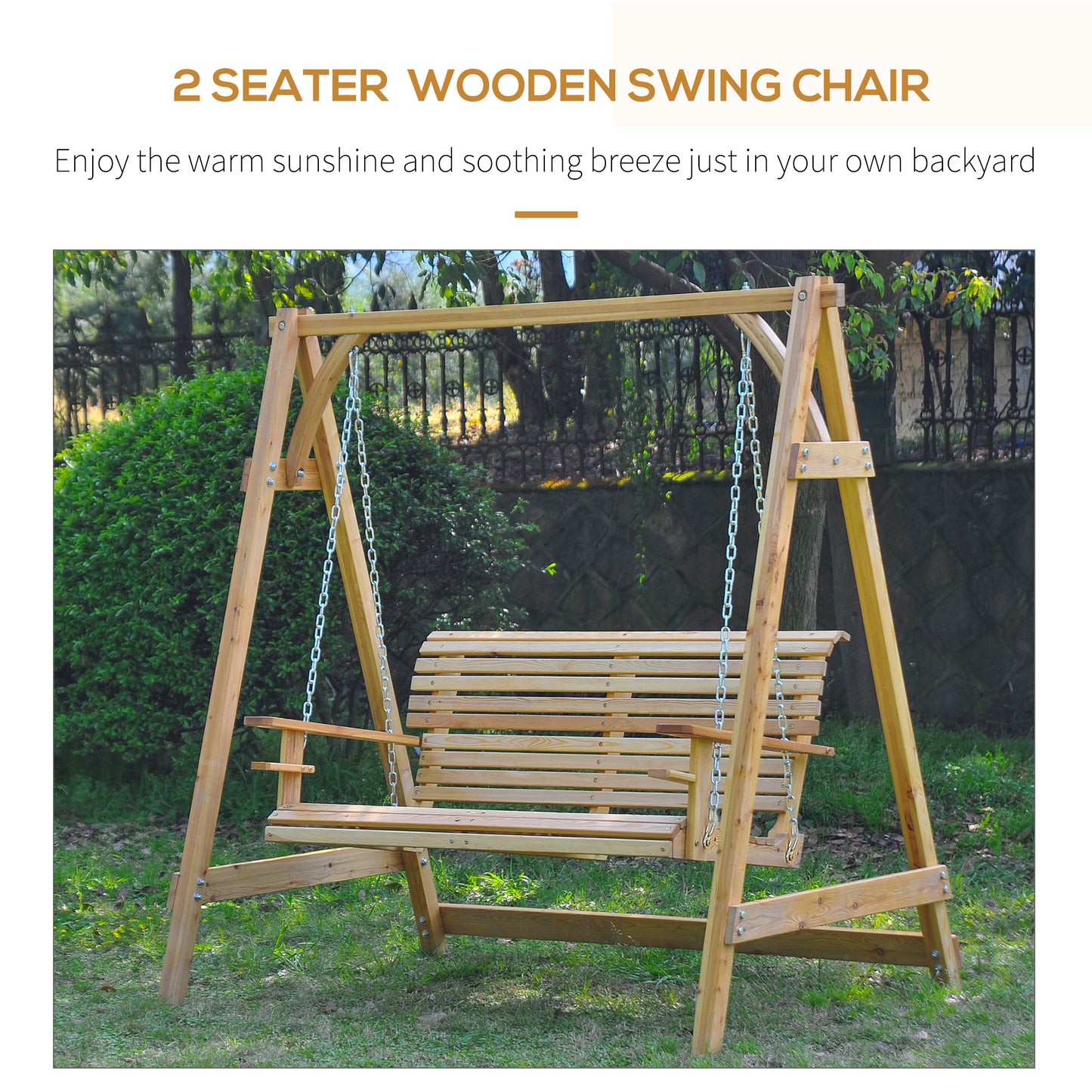 2 Seater Garden Swing Seat