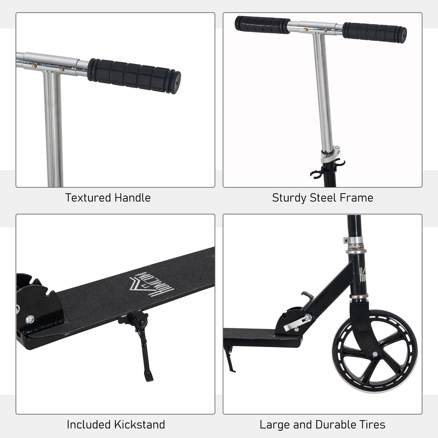 Kids Scooter Teenager Kick Scooter Foldable 4 Levels Adjustable