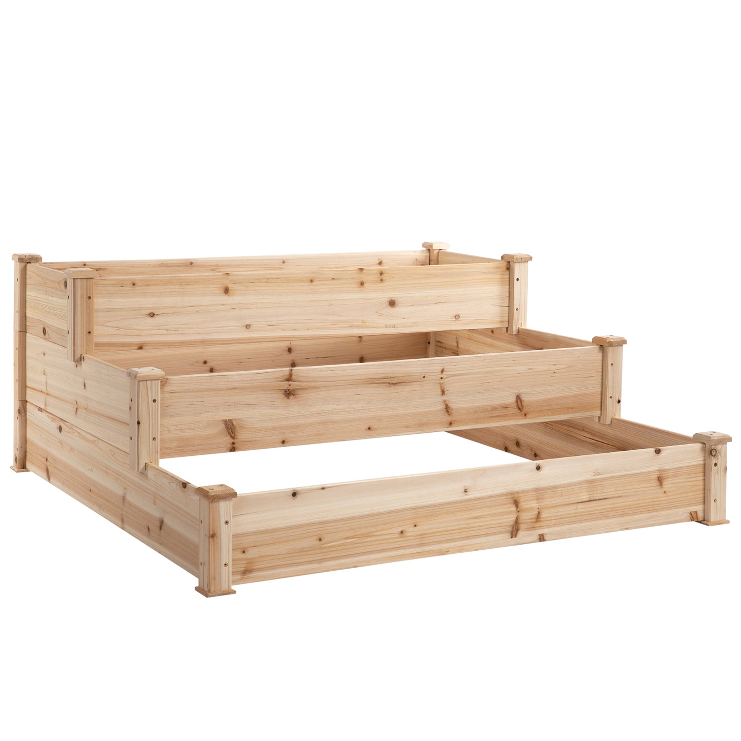 470L Raised Garden Bed, 3-Tier Planter Kit