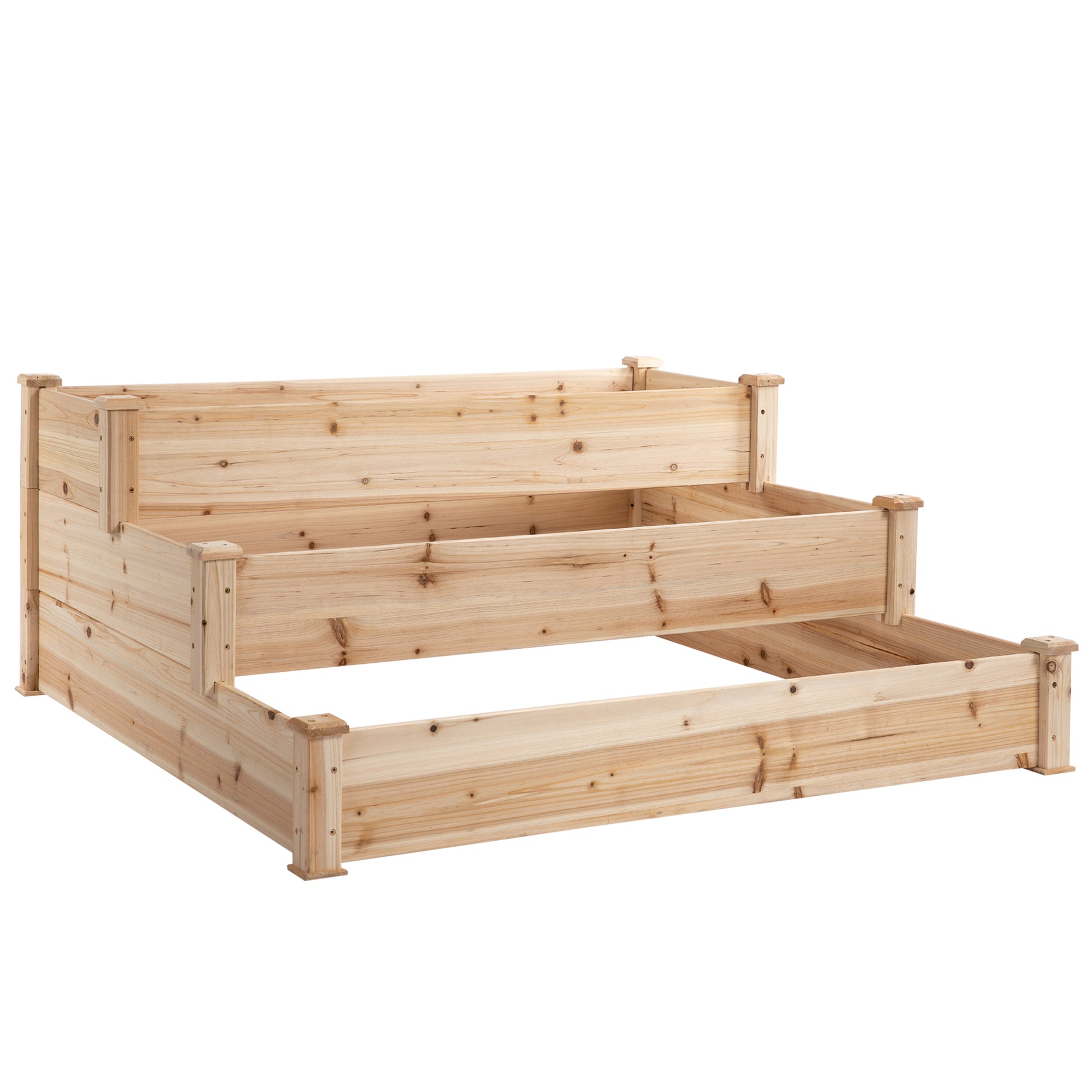 470L Raised Garden Bed, 3-Tier Planter Kit