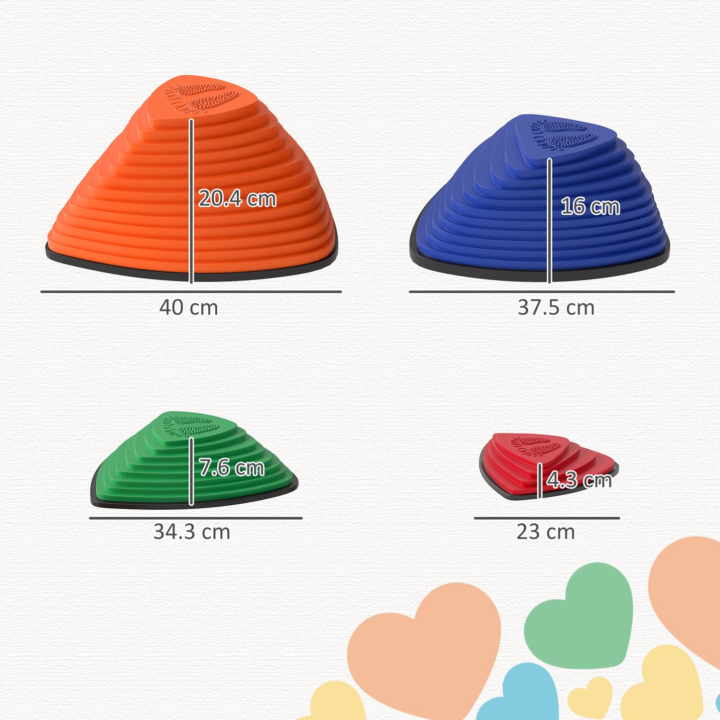 11-Piece Stepping Stones for Kids