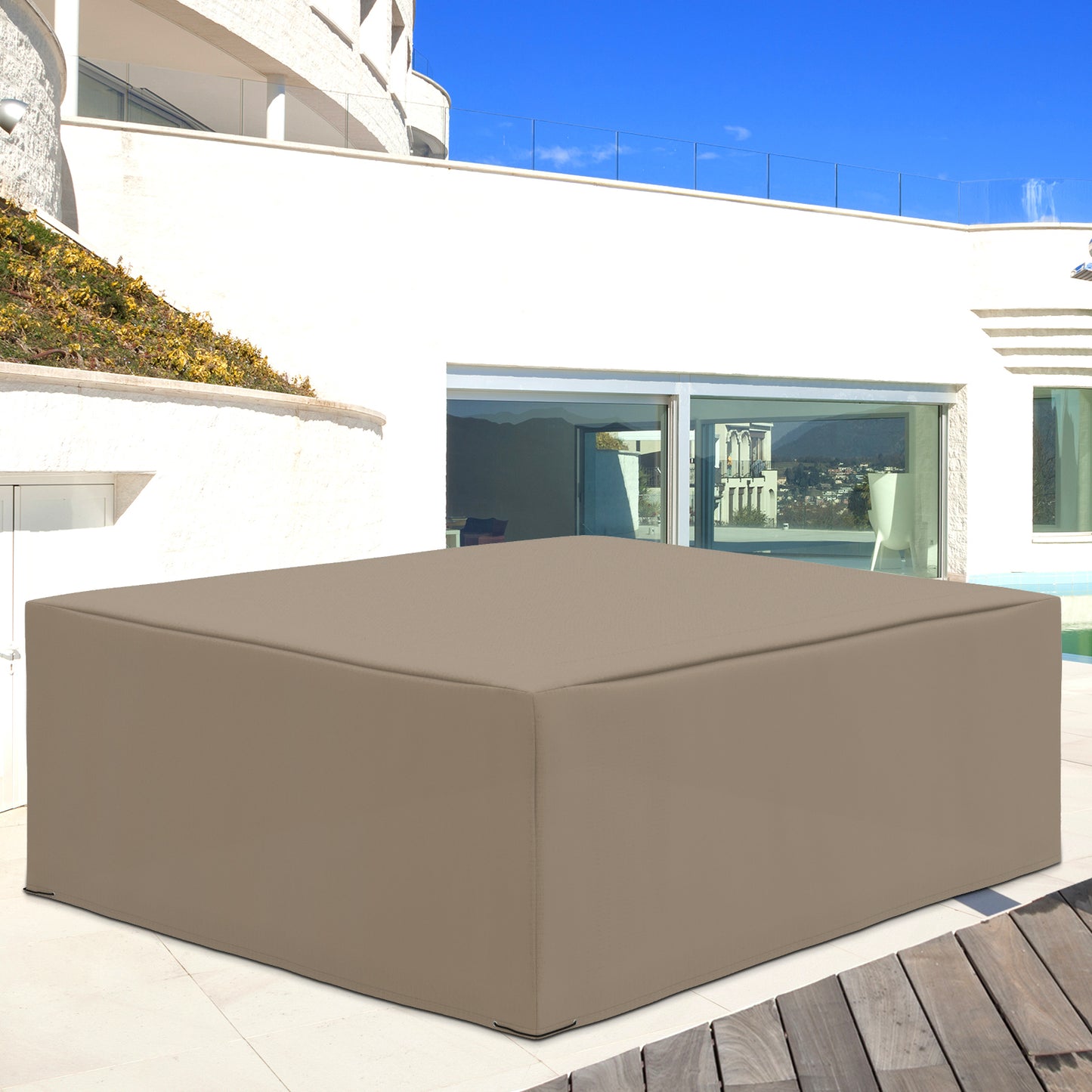 600D Oxford Patio Garden Furniture Dining Table Chair Set Cover