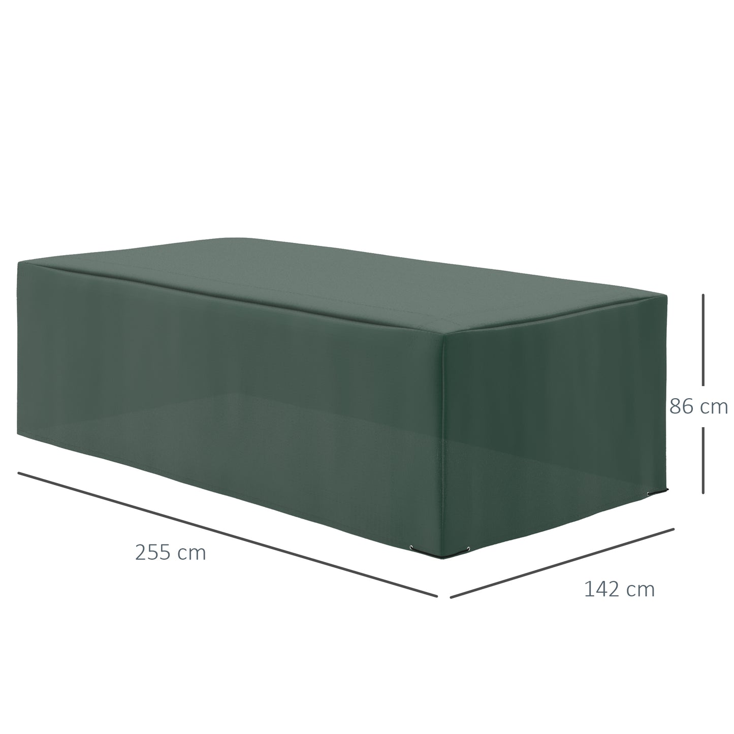 255x142cm Outdoor Garden Rattan Furniture Protective Cover Water UV