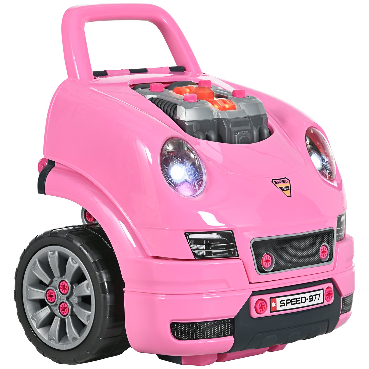 Kids Truck Engine Toy Set, with Horn, Light, Car Key