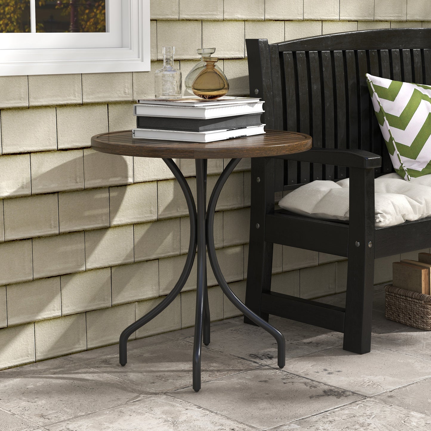 Φ66cm Galvanised Steel Garden Table