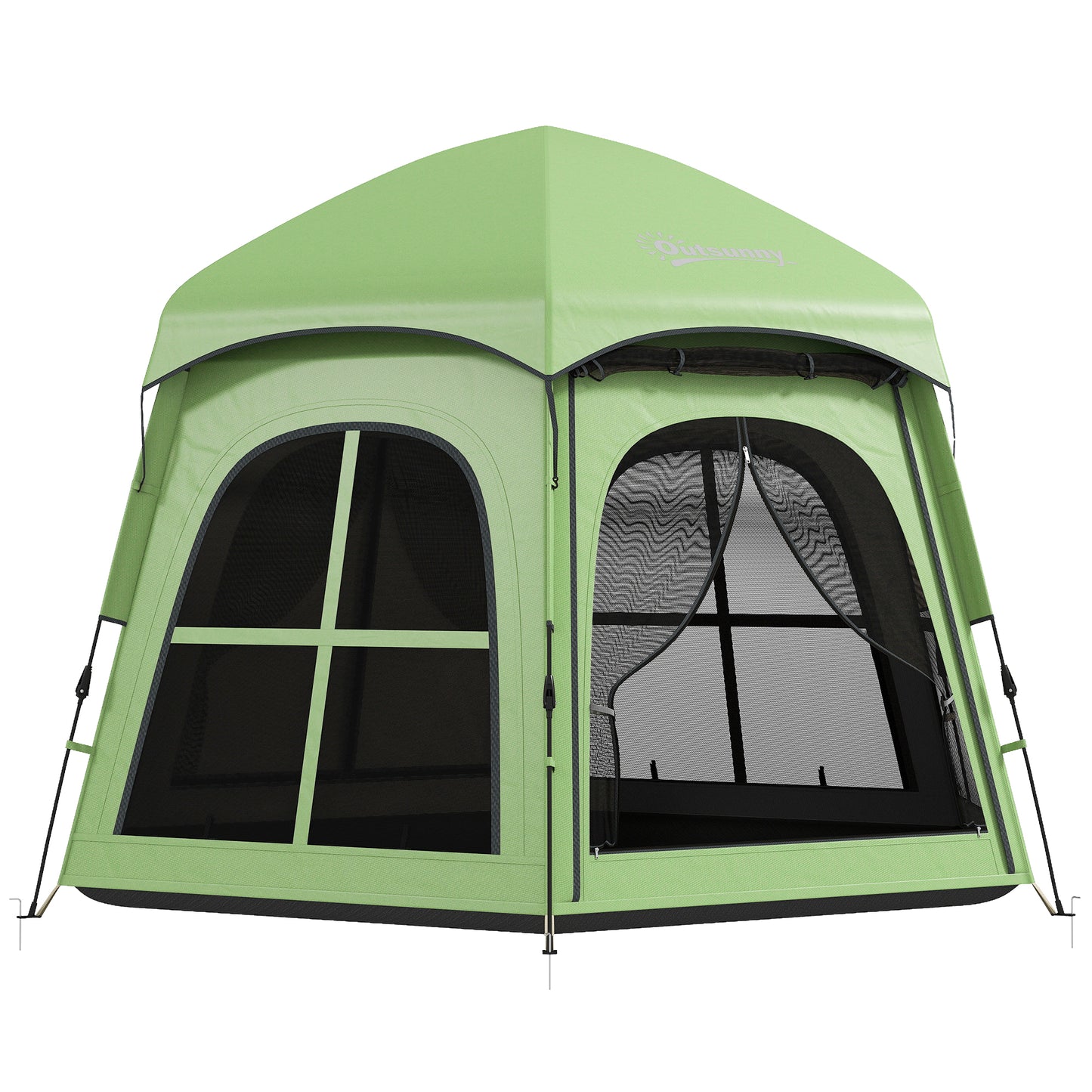 Pop Up Tent 3000mm Waterproof Instant Camping Tent 3-4 Person