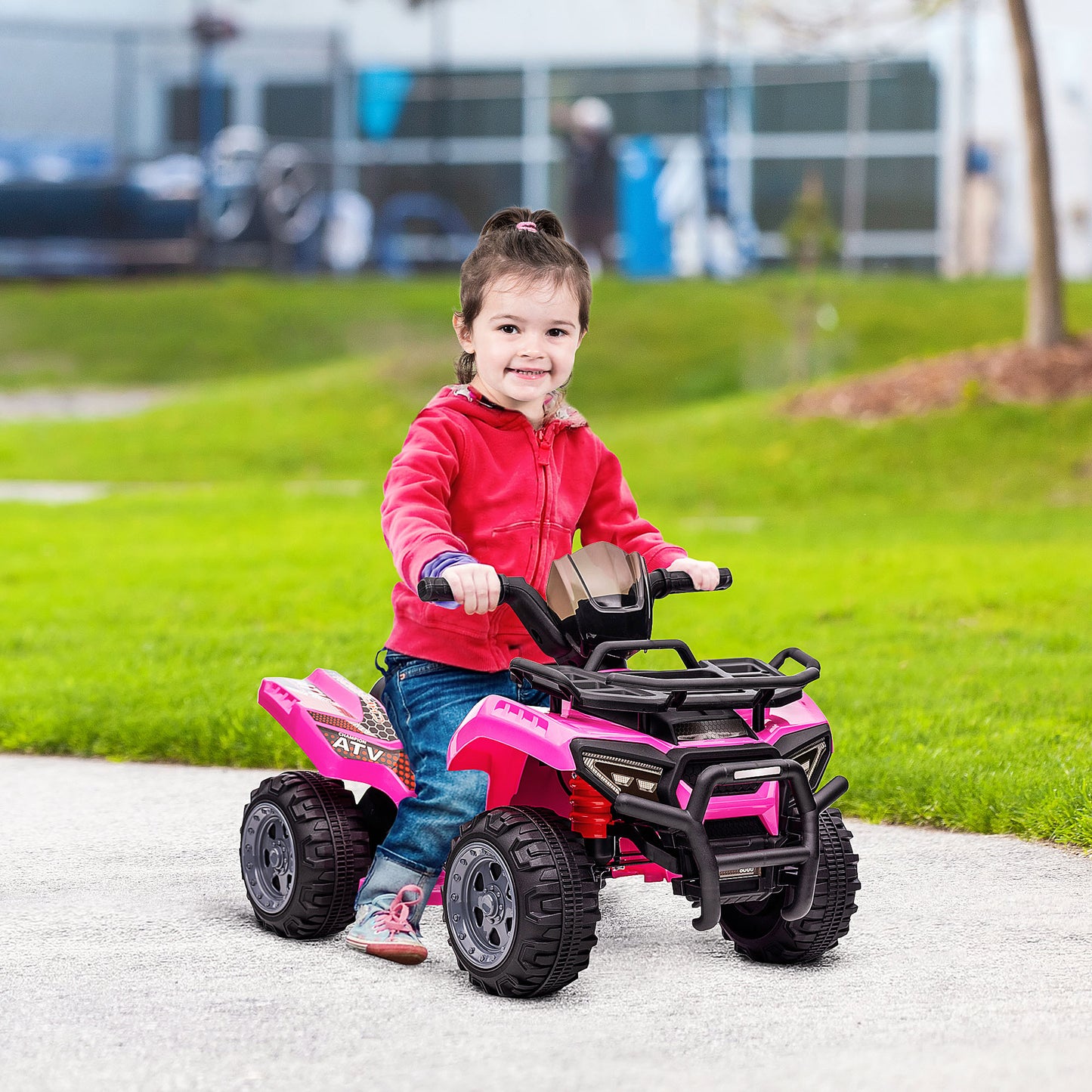 6V Kids Electric Ride on Car Toddlers Quad Bike All Terrain Vehicle