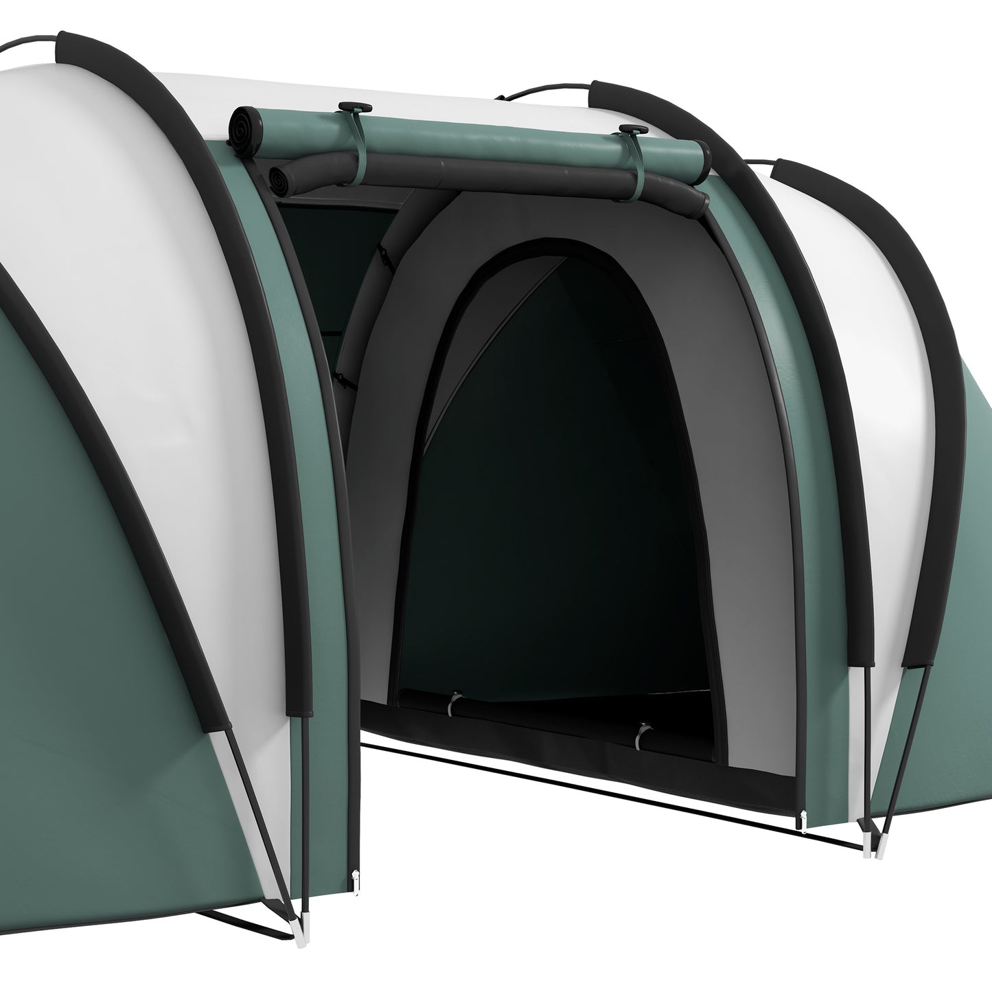 Two-Man Tent, with Bedrooms, Living Room and Canopy