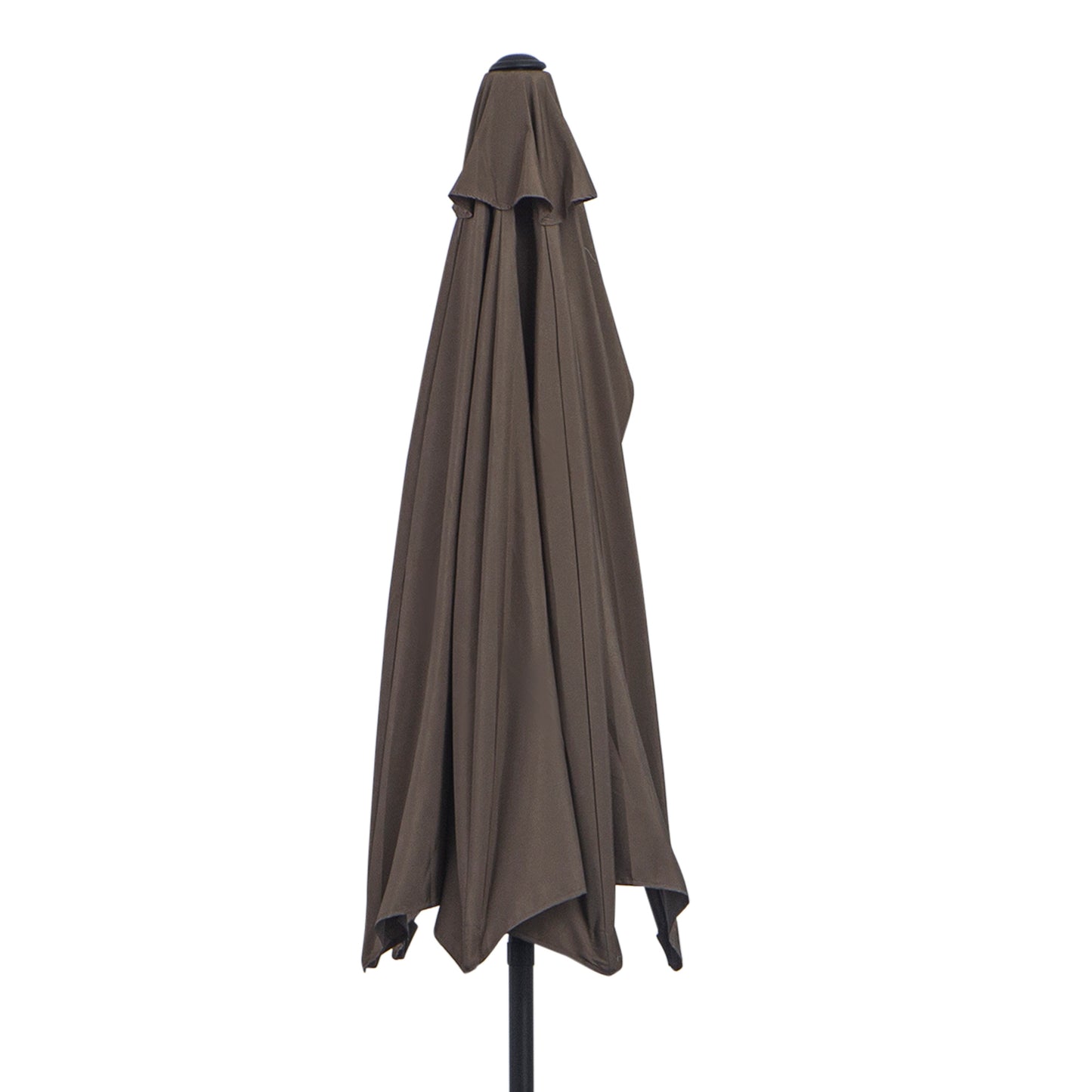 2.7m Balcony Half Parasol Garden Outdoor Umbrella 5 Steel Ribs