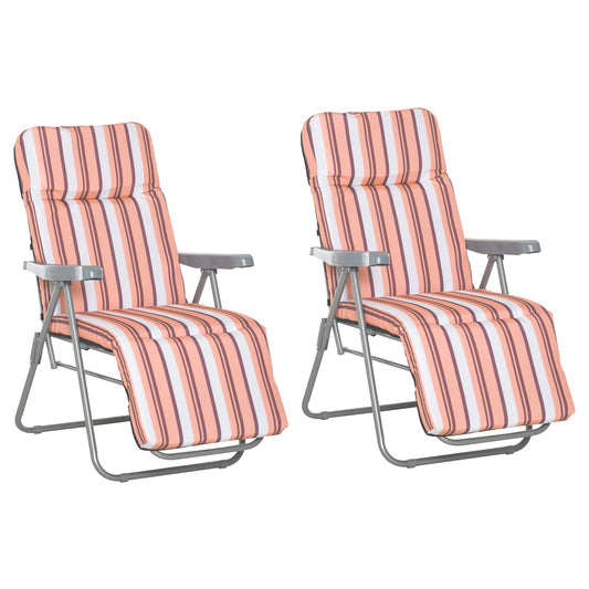 Reclining Garden Chair Set of 2 (1)