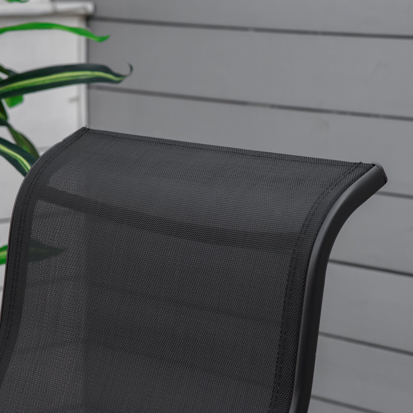 3 Pieces Garden Gliding Chair Set