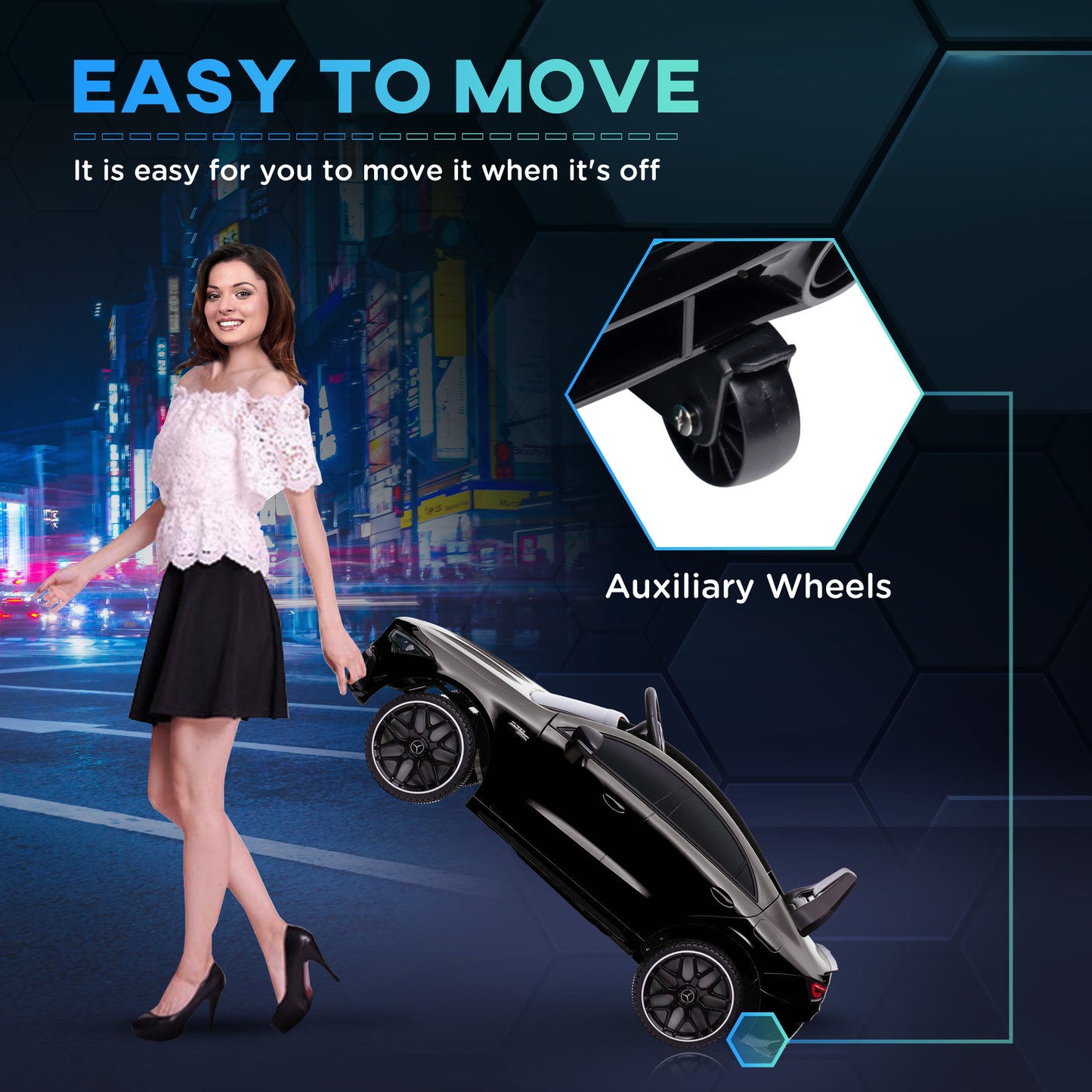 Mercedes-Benz AMG CLA 45 Licensed 12V Kids Electric Car Ride on Car