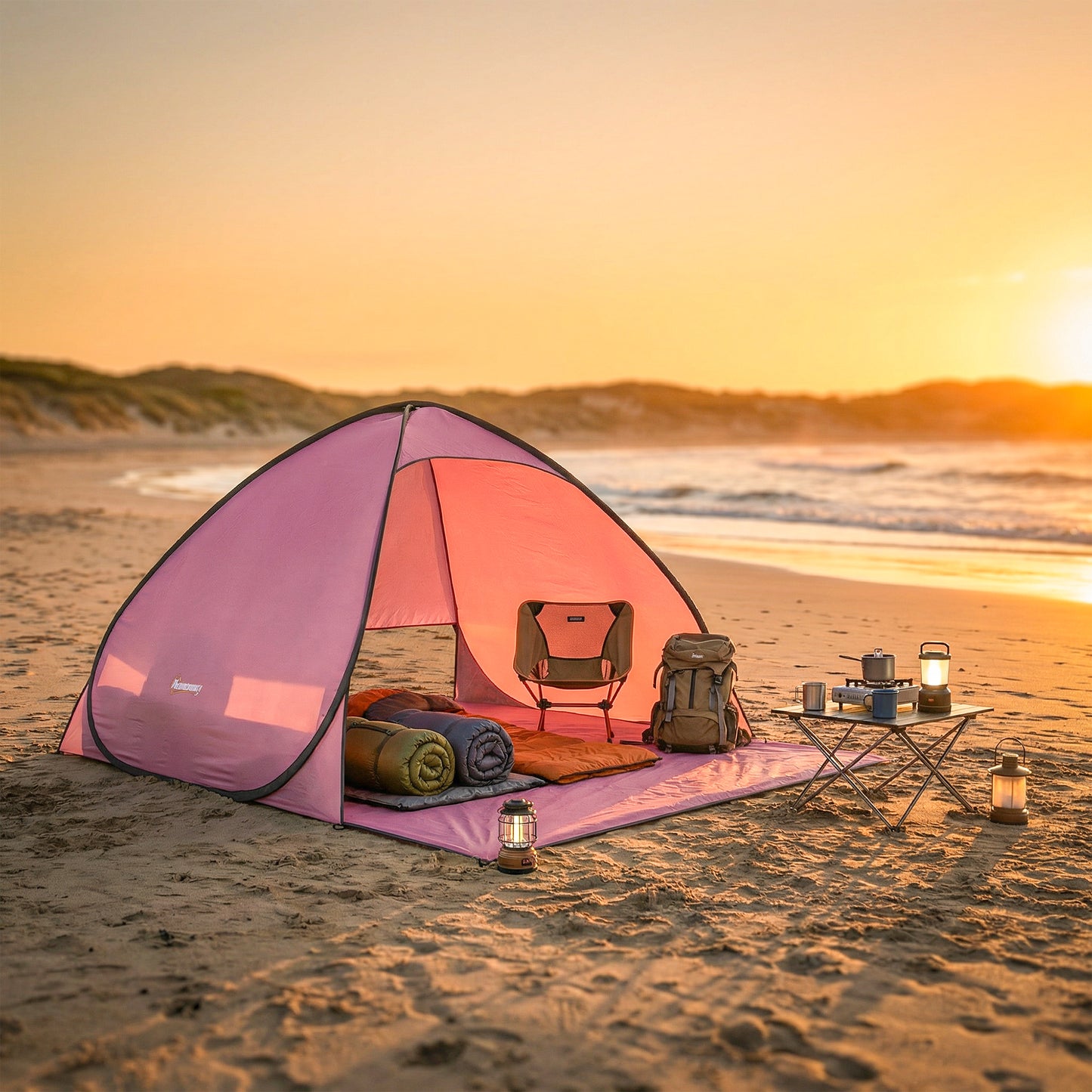 Pop up Beach Tent, UV 50+ Sun Shelter with Carry Bag