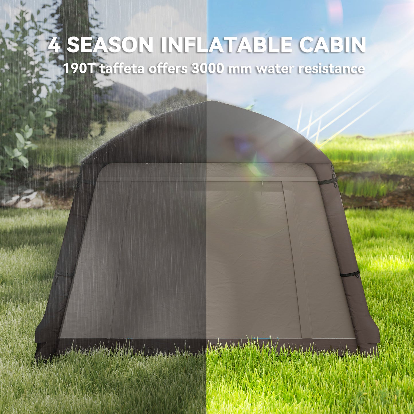Blow Up Tent w/ Hand Pump, Inflatable Camping Tent