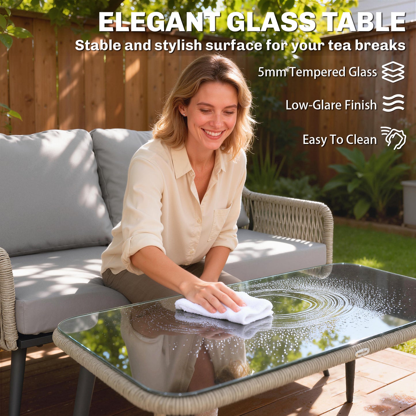 Rattan Garden Furniture Set (2)