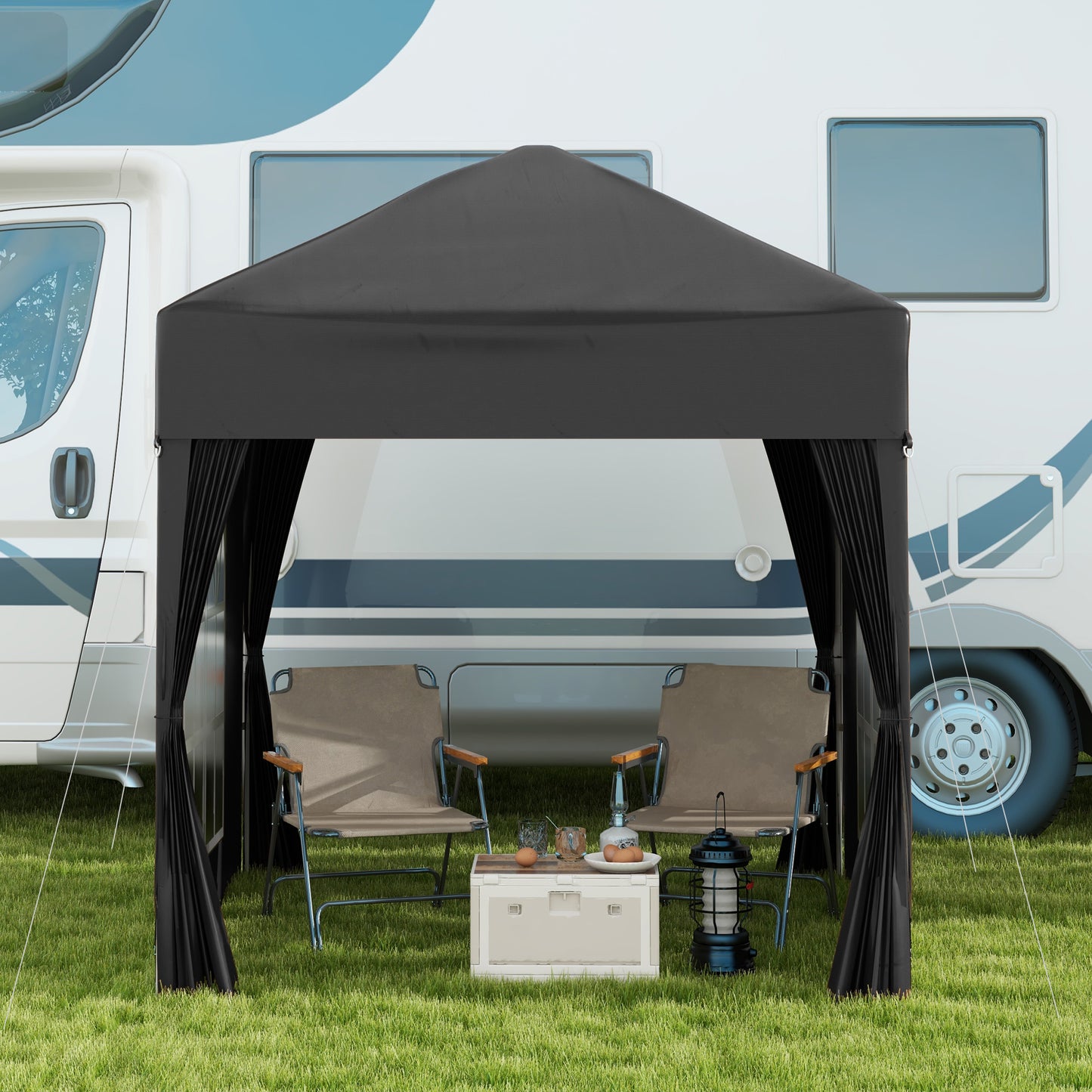 2 x 2 m Garden Pop Up Gazebo, Wedding Party Tent Marquee