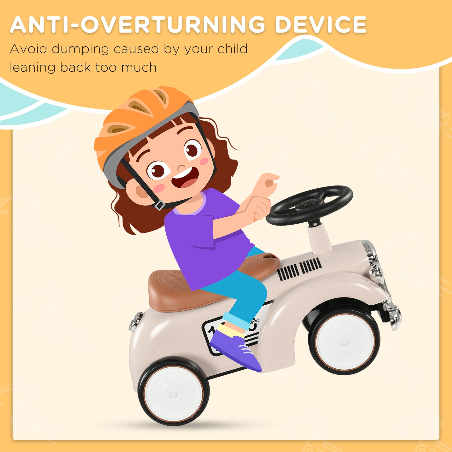 Foot to Floor Slider for Toddlers with Under-Seat Storage