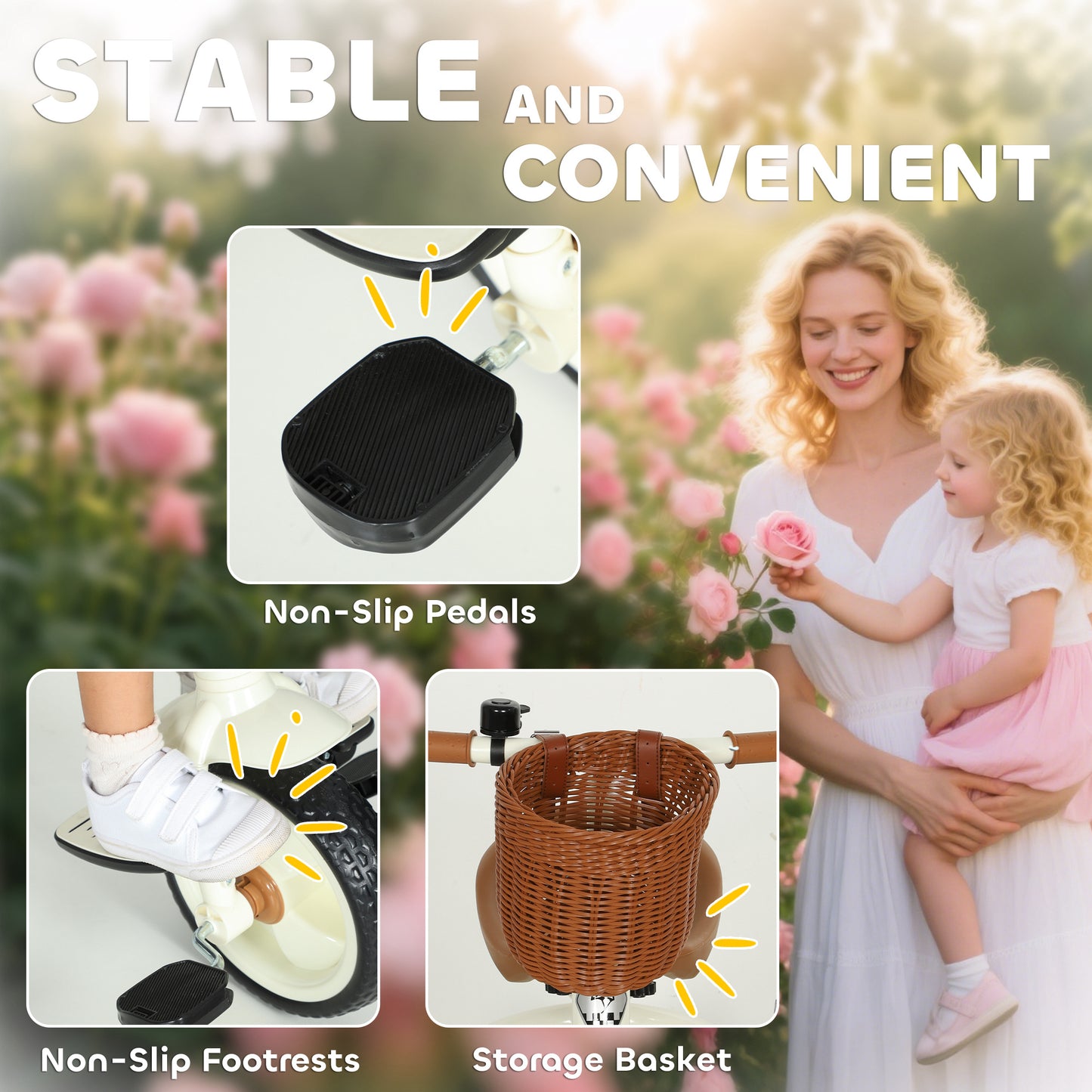 2-In-1 Toddler Trike for 2-5 Years Old
