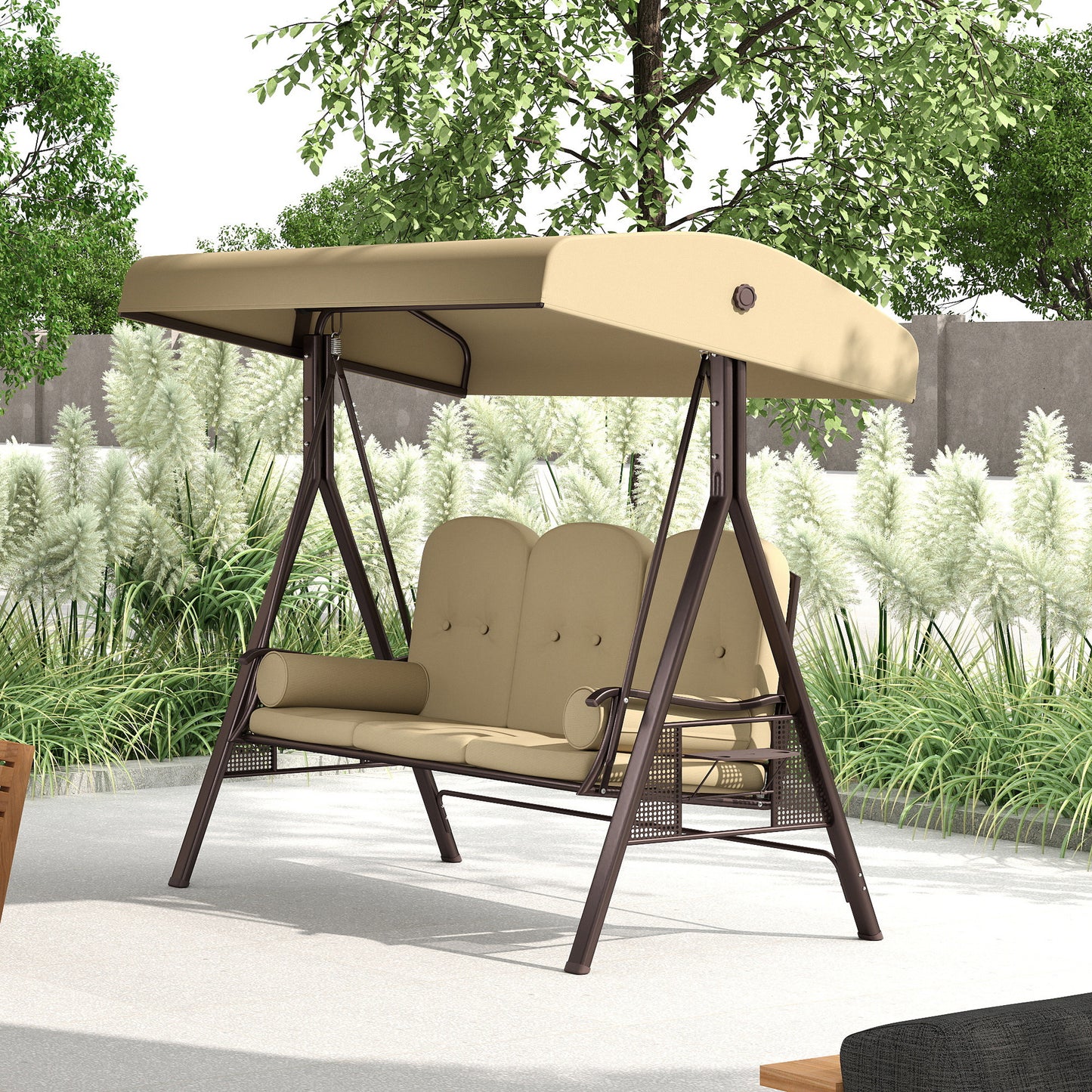 Three-Seater Garden Swing Chair