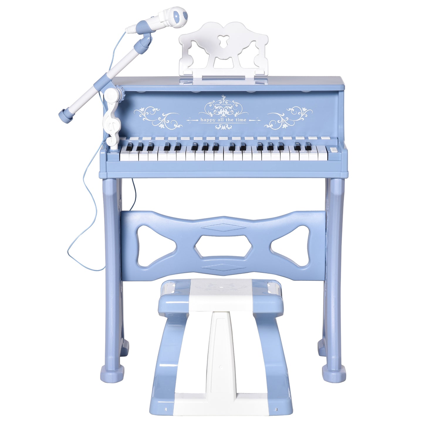 37 Keys Kids Piano Mini Electronic Keyboard Light Kids Musical (1)