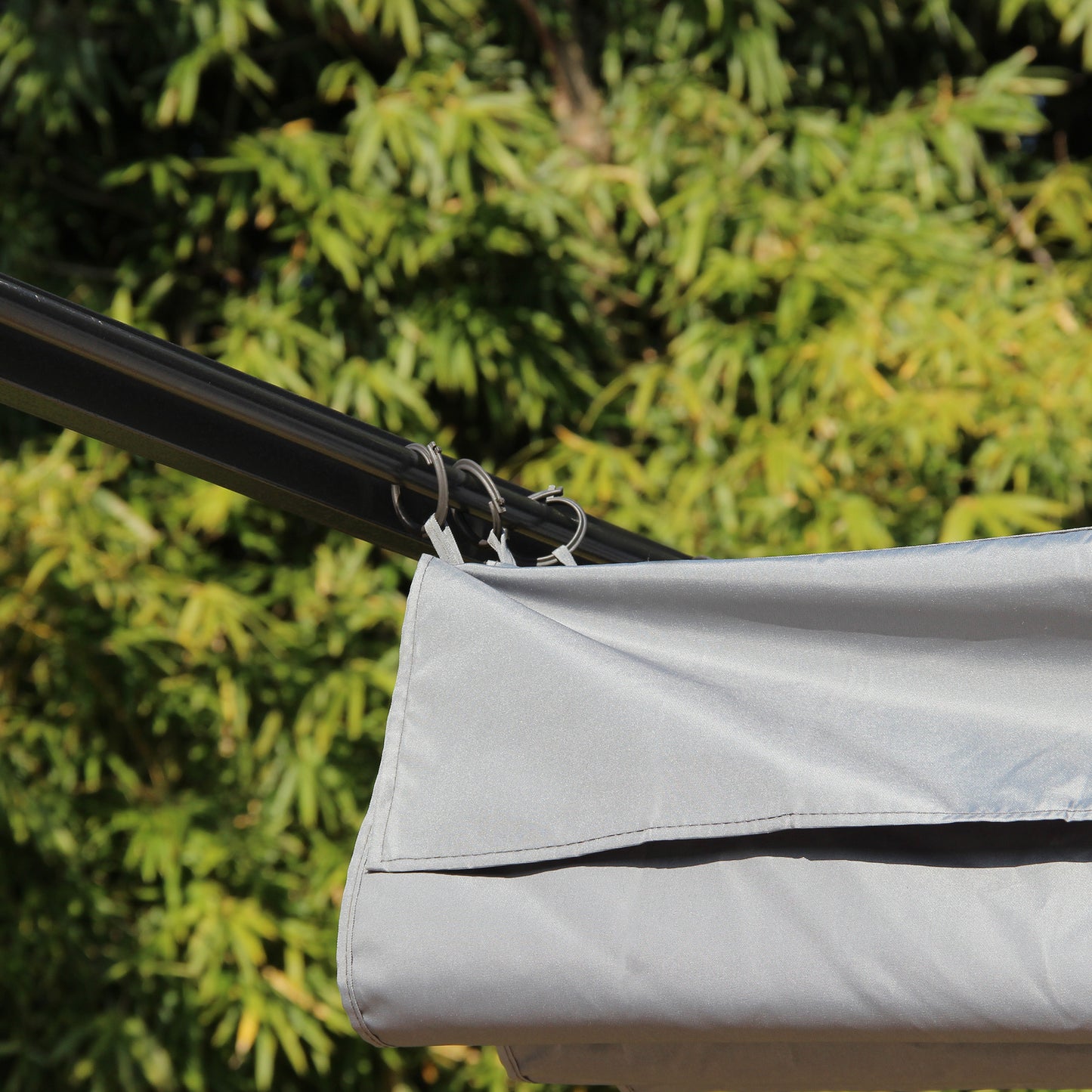 3.5M X 3.5M Metal Pergola Gazebo Awning Retractable Canopy Outdoor