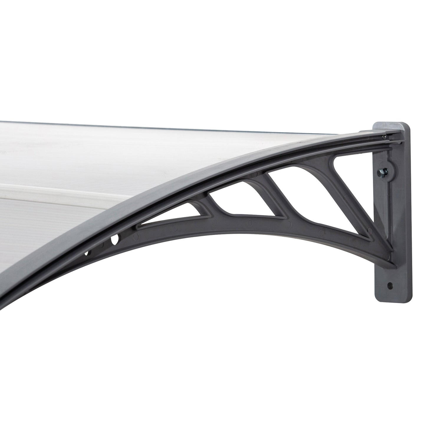 Front Door Canopy Outdoor Awning Aluminium Rigid Plastic (1)