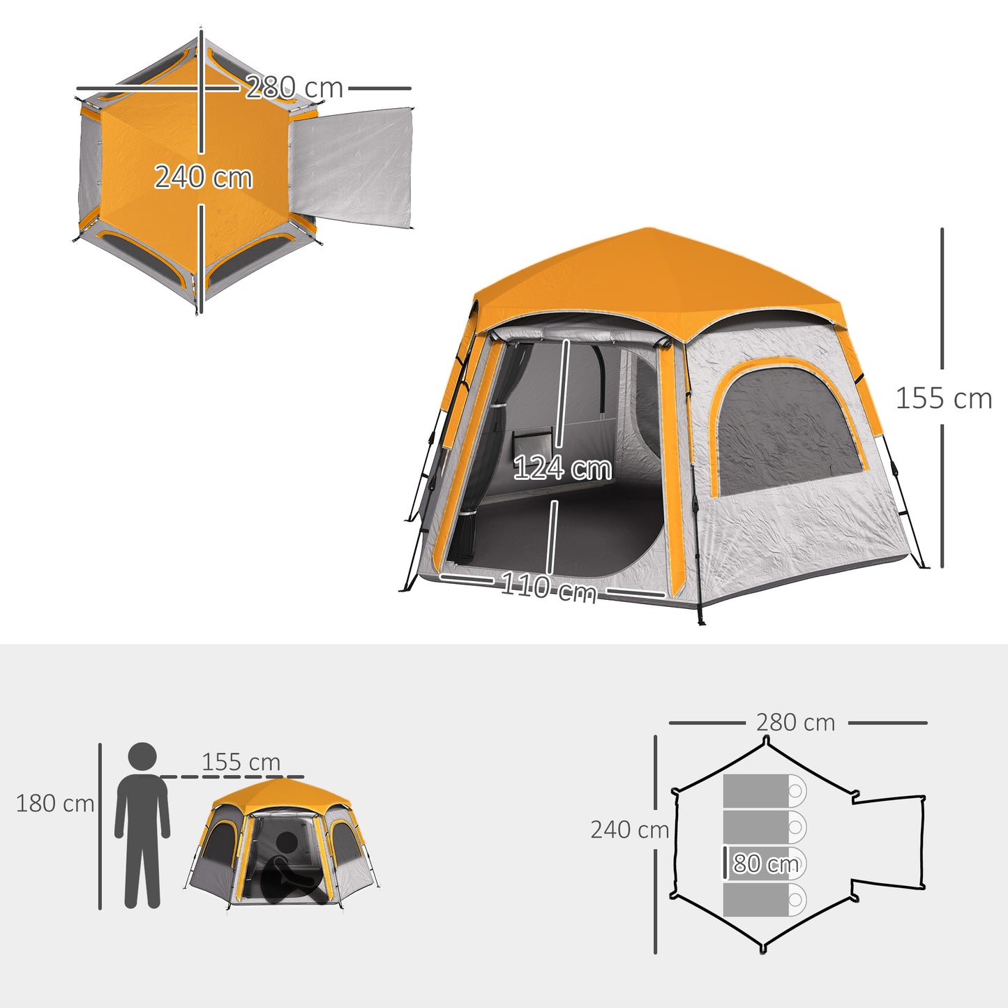 Instant Pop Up Camping Tent