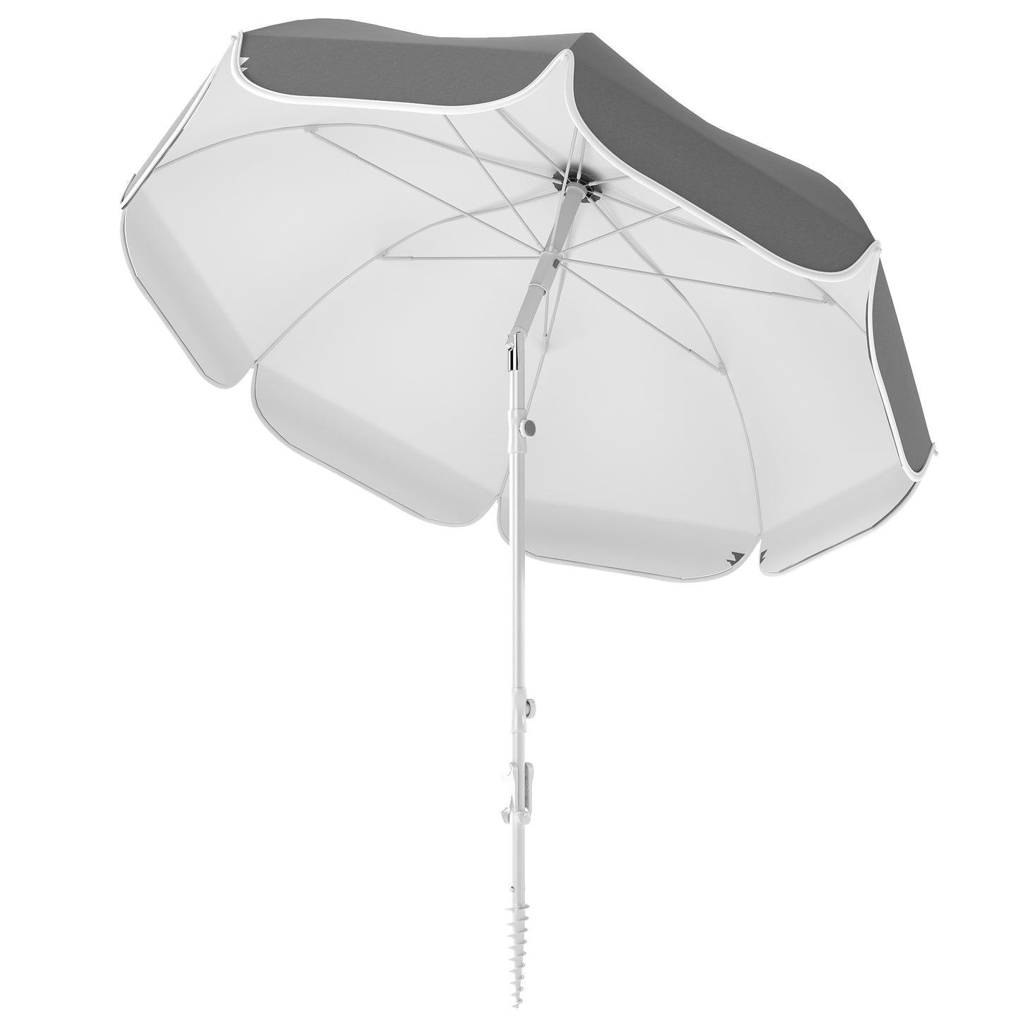 Beach Umbrella Portable with Sand Anchor, Carry Bag