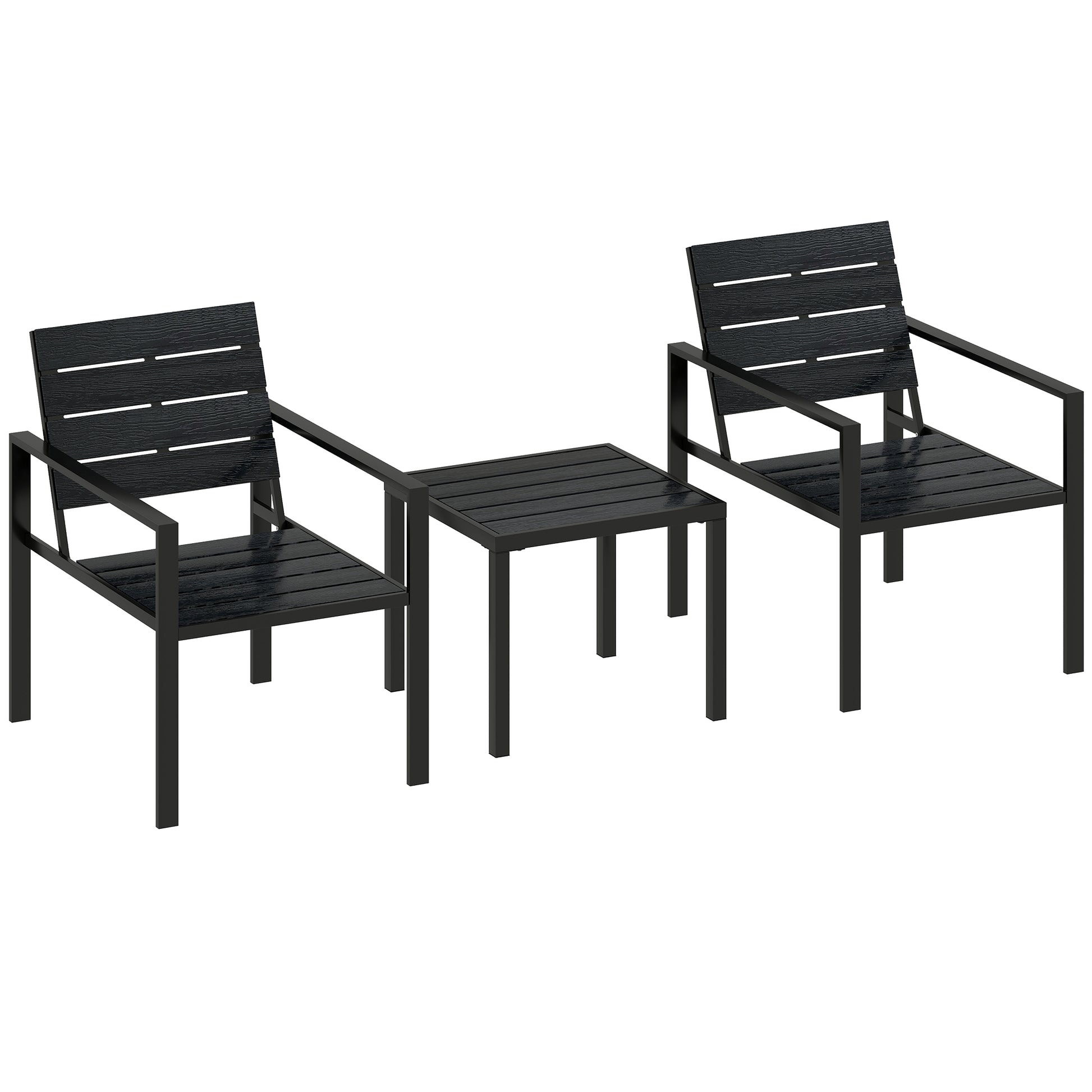 3 Pieces Garden Bistro Set for 2