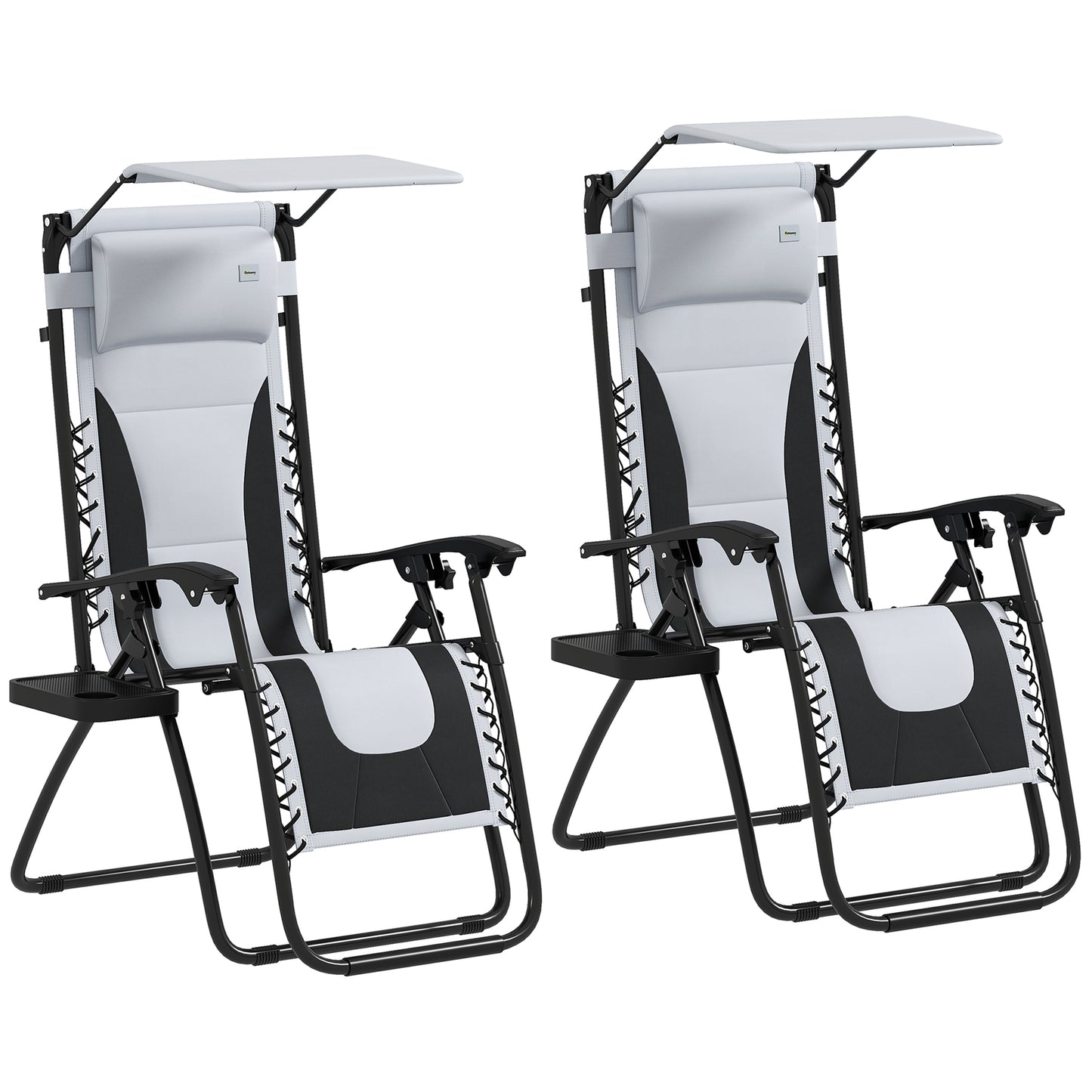 Zero Gravity Lounger Chair Set of 2