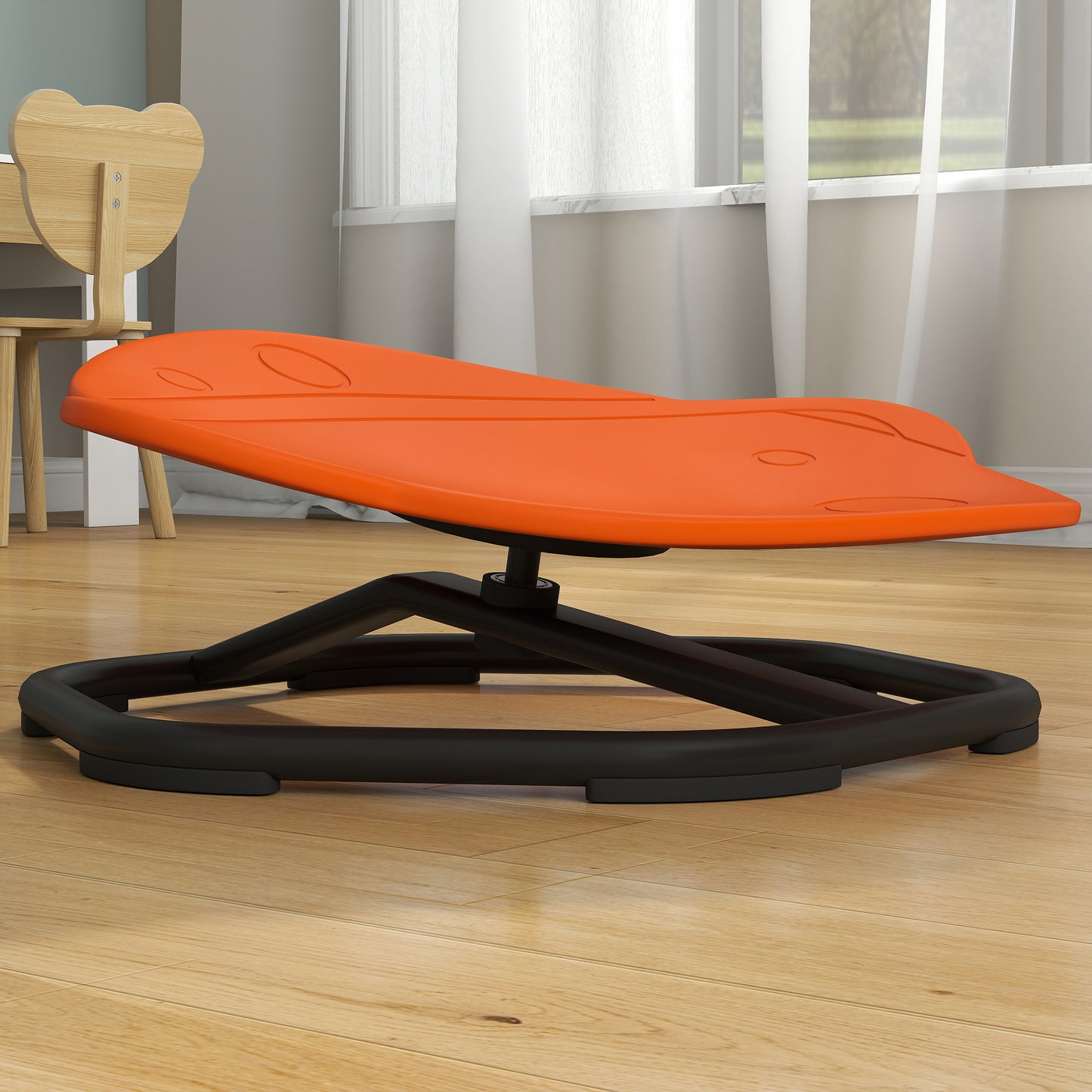Planet-Shaped-kids Swivel Chair, Sensory Spinning Chair for Balance