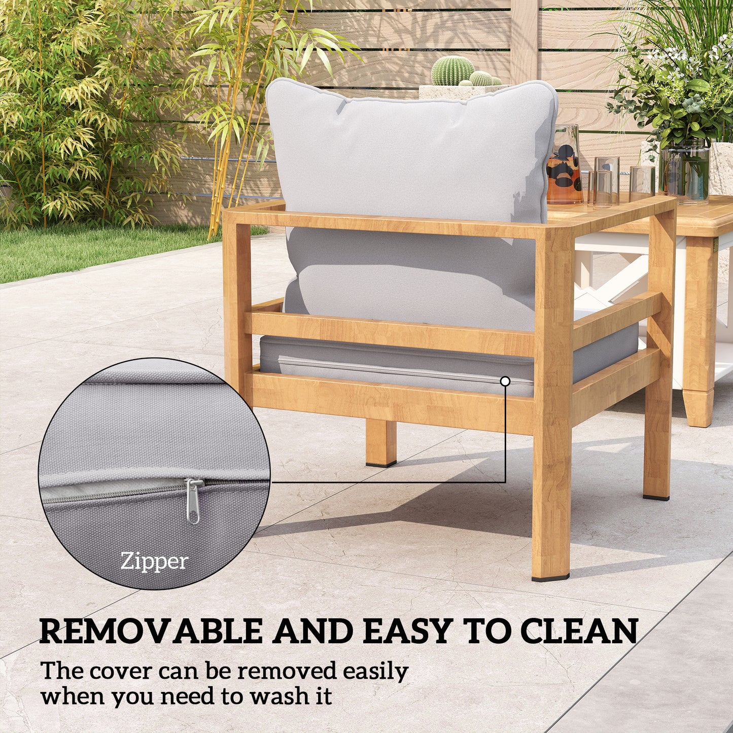 Seat and Back Padded Cushion Set, CUSHION ONLY