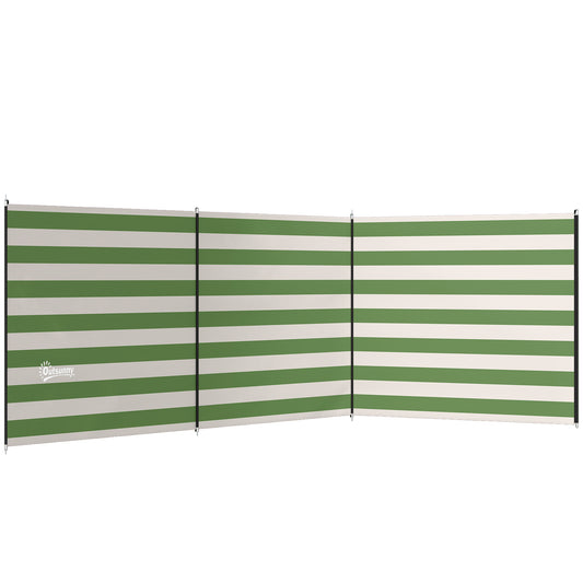 4 Pole Camping Windbreaks, Beach Wind Shield Shelter with Carry Bag (2)