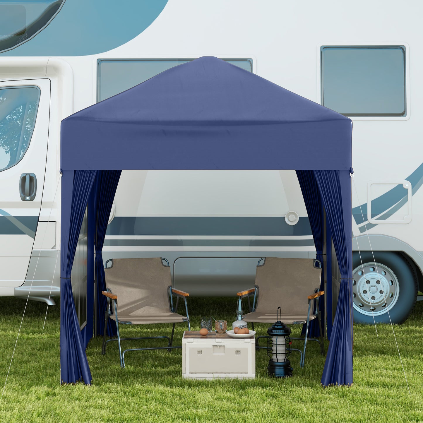2 x 2 m Garden Pop Up Gazebo, Wedding Party Tent Marquee