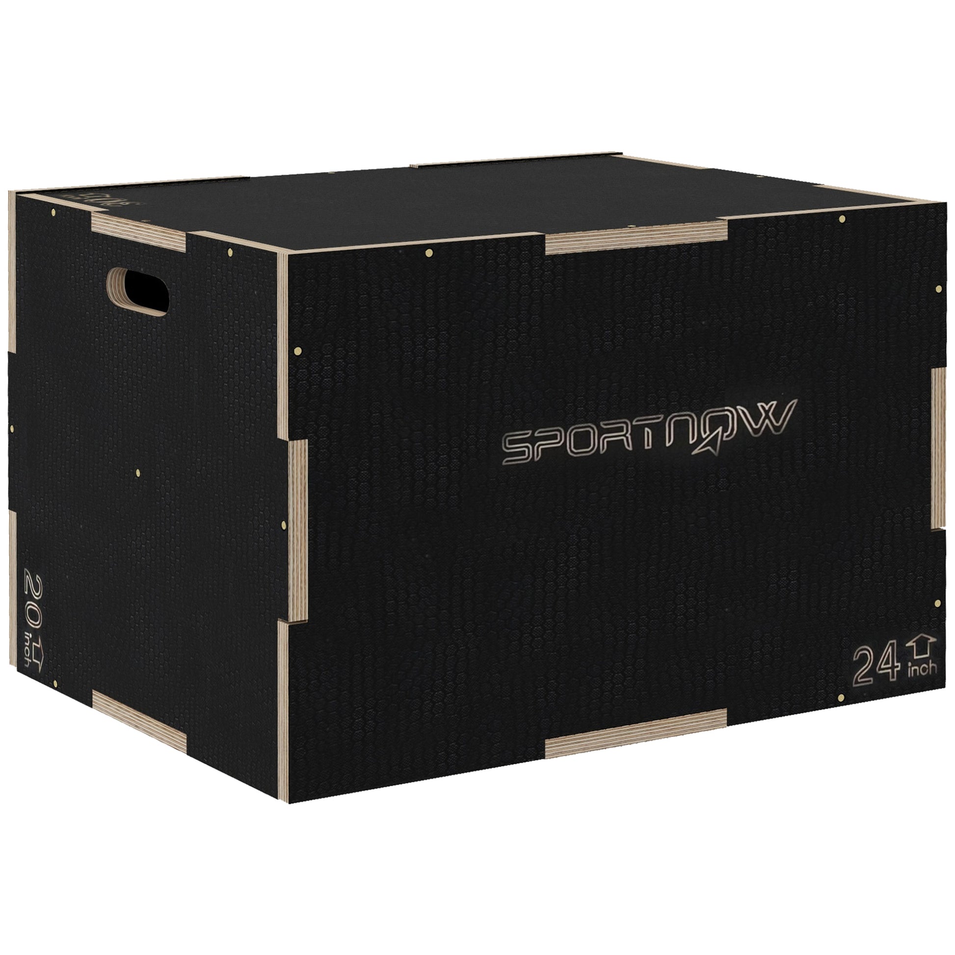 Multi-Faceted Jump Box, Wooden Step Up Box, for Home, Gym, Exercise