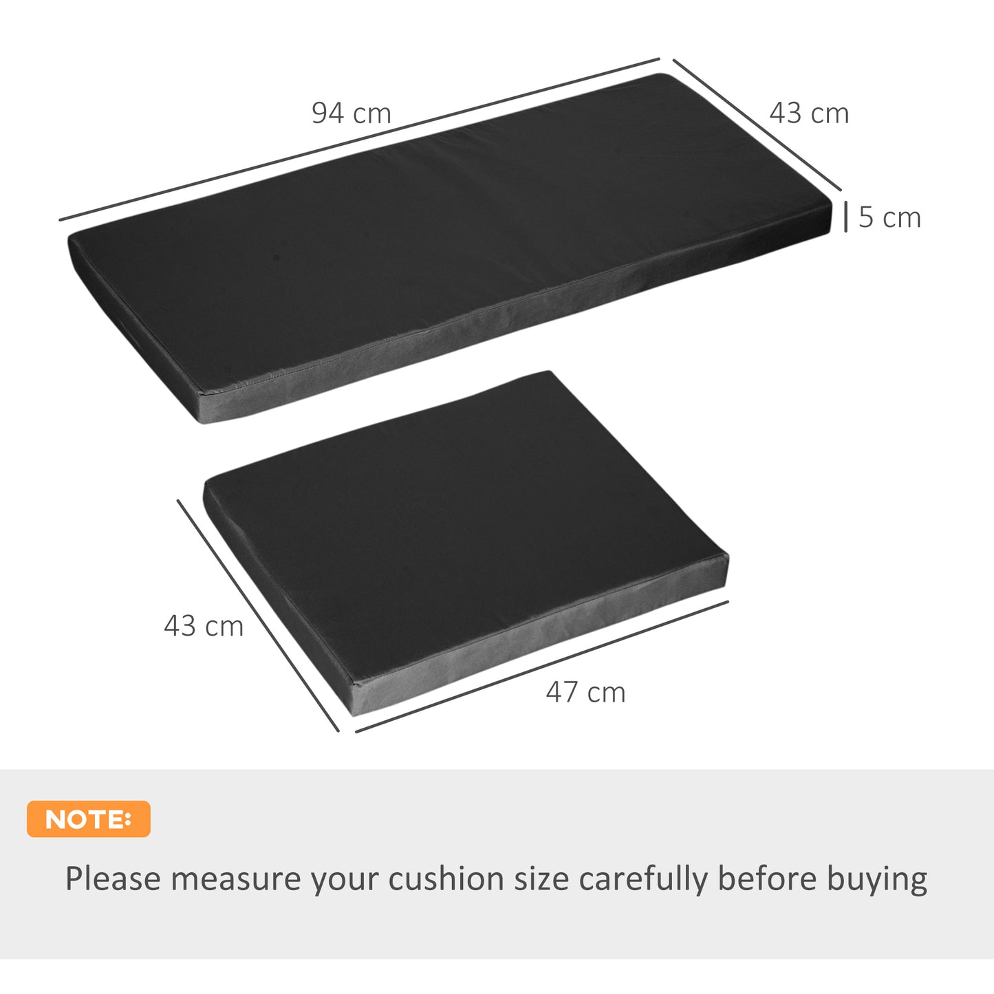 Outdoor Seat Cushion Pads for Rattan Furniture