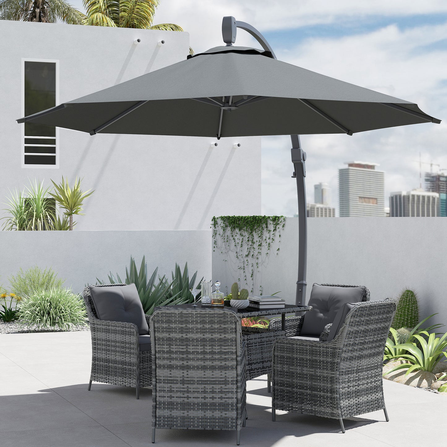 3(m) Garden Cantilever Parasol