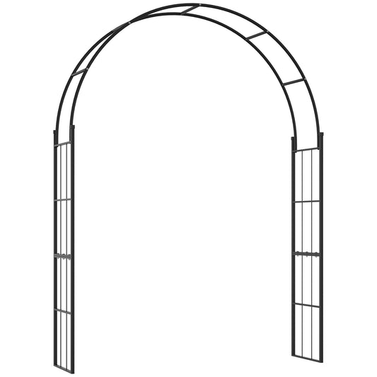 223cm Garden Arch Trellis, Outdoor Wedding Arbor for Ceremony