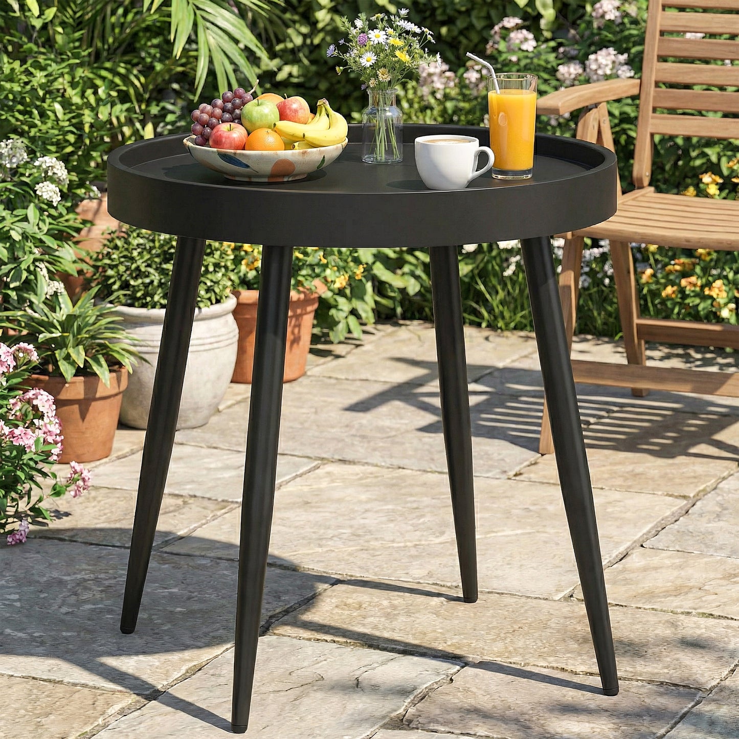49.5 cm Round Garden Table