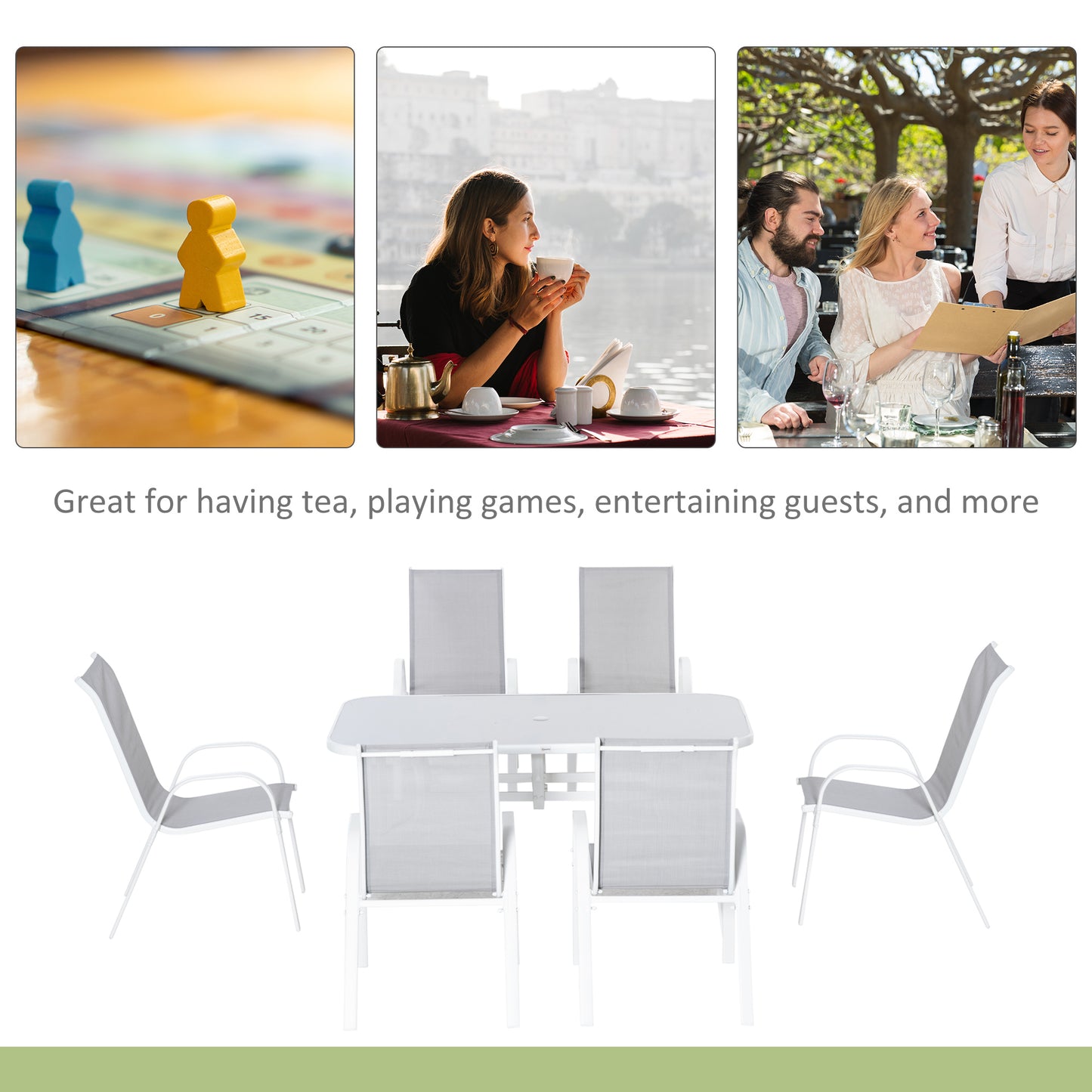 Seven-Piece Outdoor Dining Set