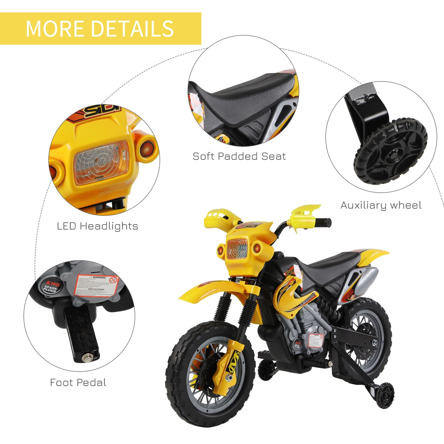 Electric Motorcycle for Kids Ride on Toys