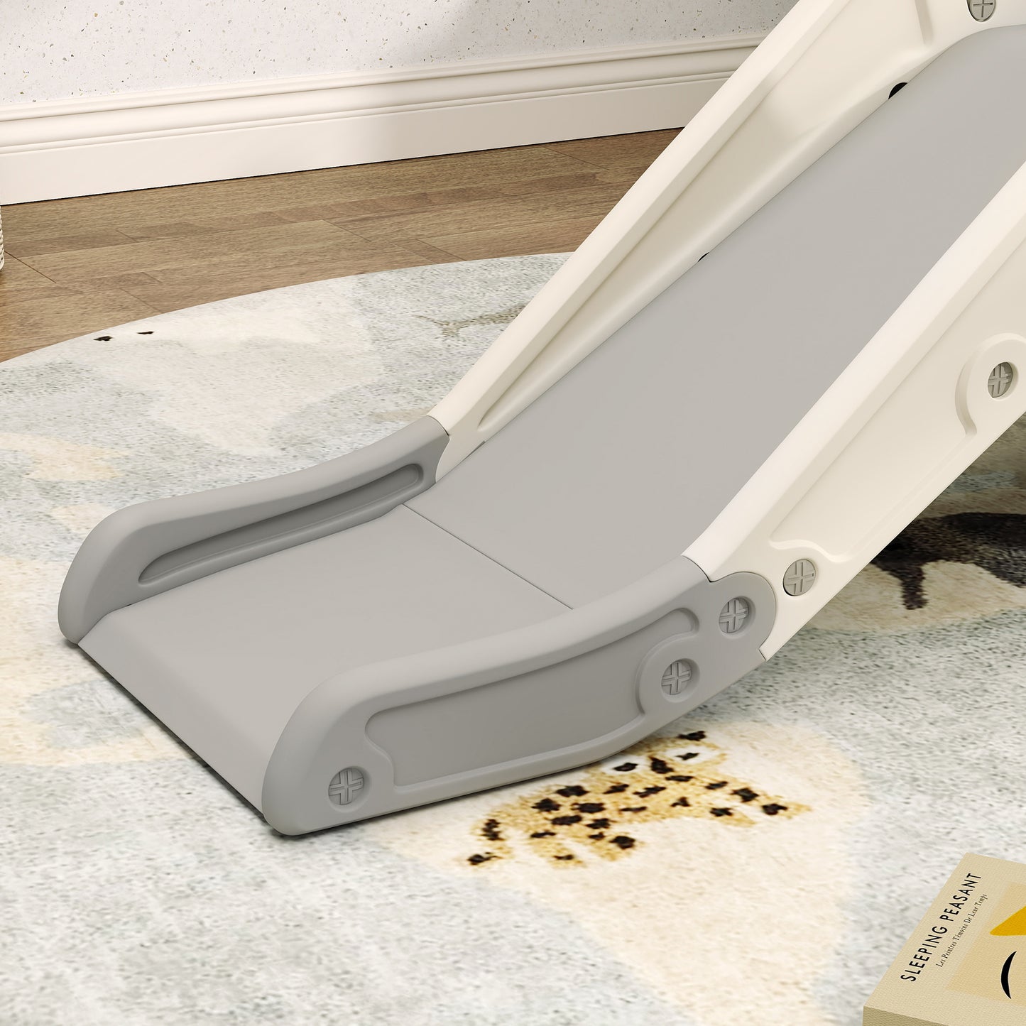 3-in-1 Kids Slide with Basketball Hoop, Climber