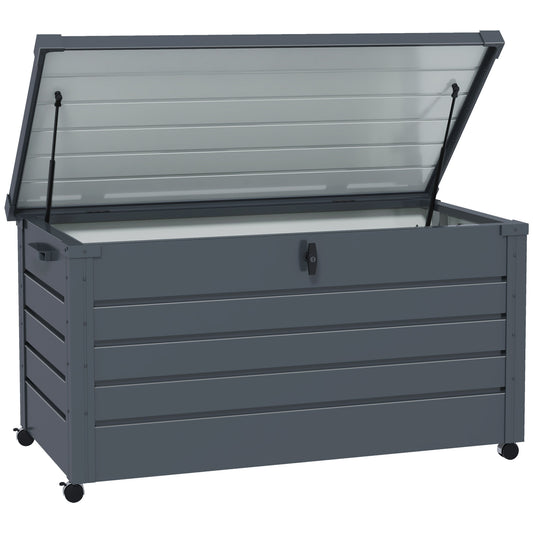 311L Galvanised Steel Garden Storage Box, with Lock