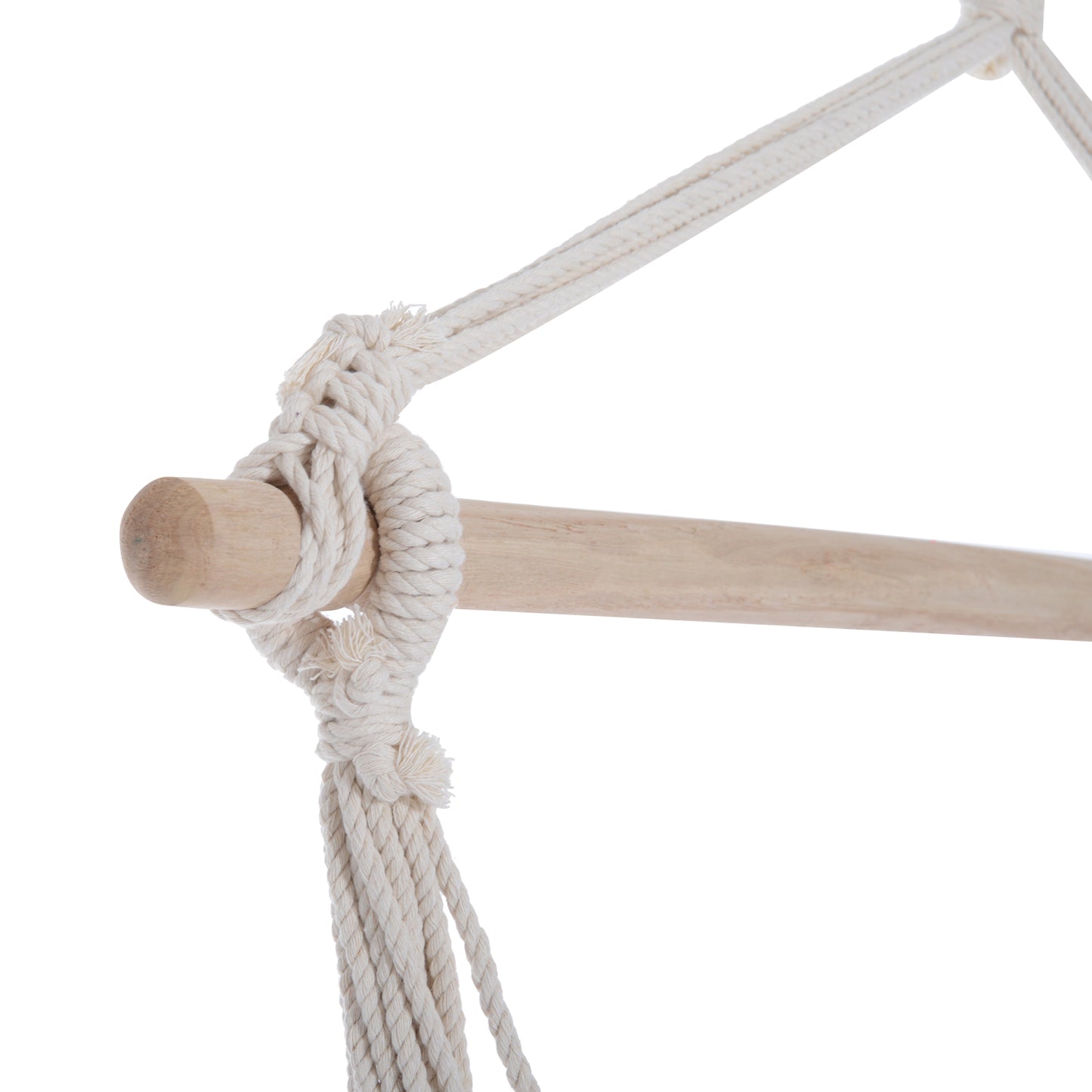 Outdoor Hanging Rope Chair with Cotton Rope