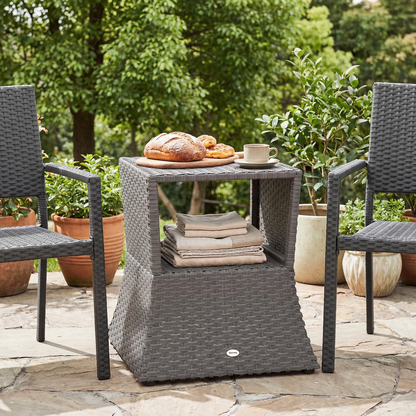 Rattan Outdoor Coffee Table (2)