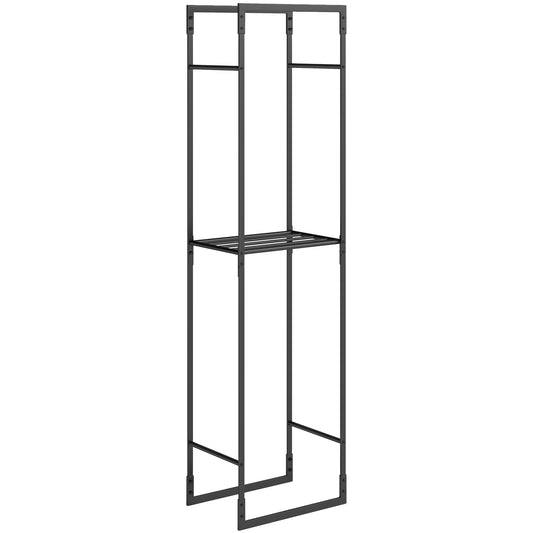 Metal Firewood Log Holder, Heavy Duty Firewood Rack