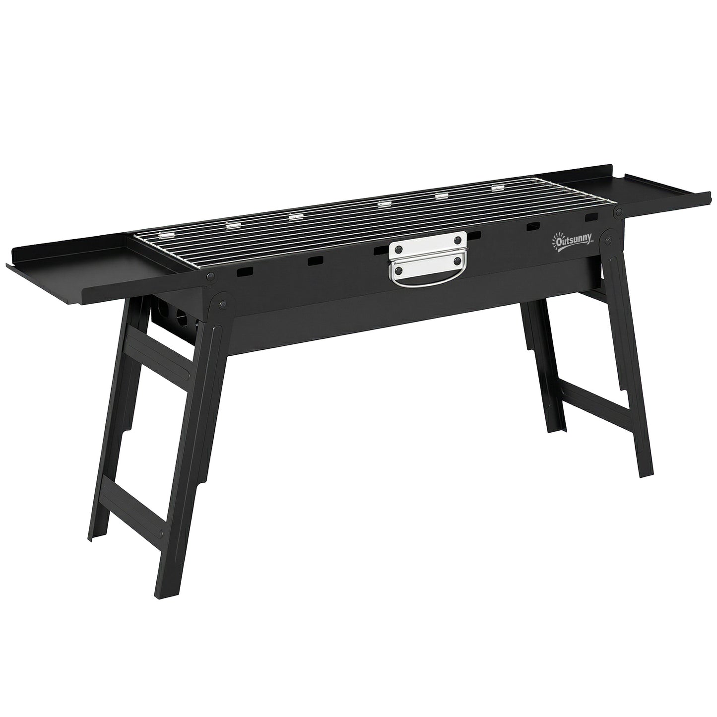 Portable BBQ Grill, Foldable Charcoal Grill for Camping and Picnics