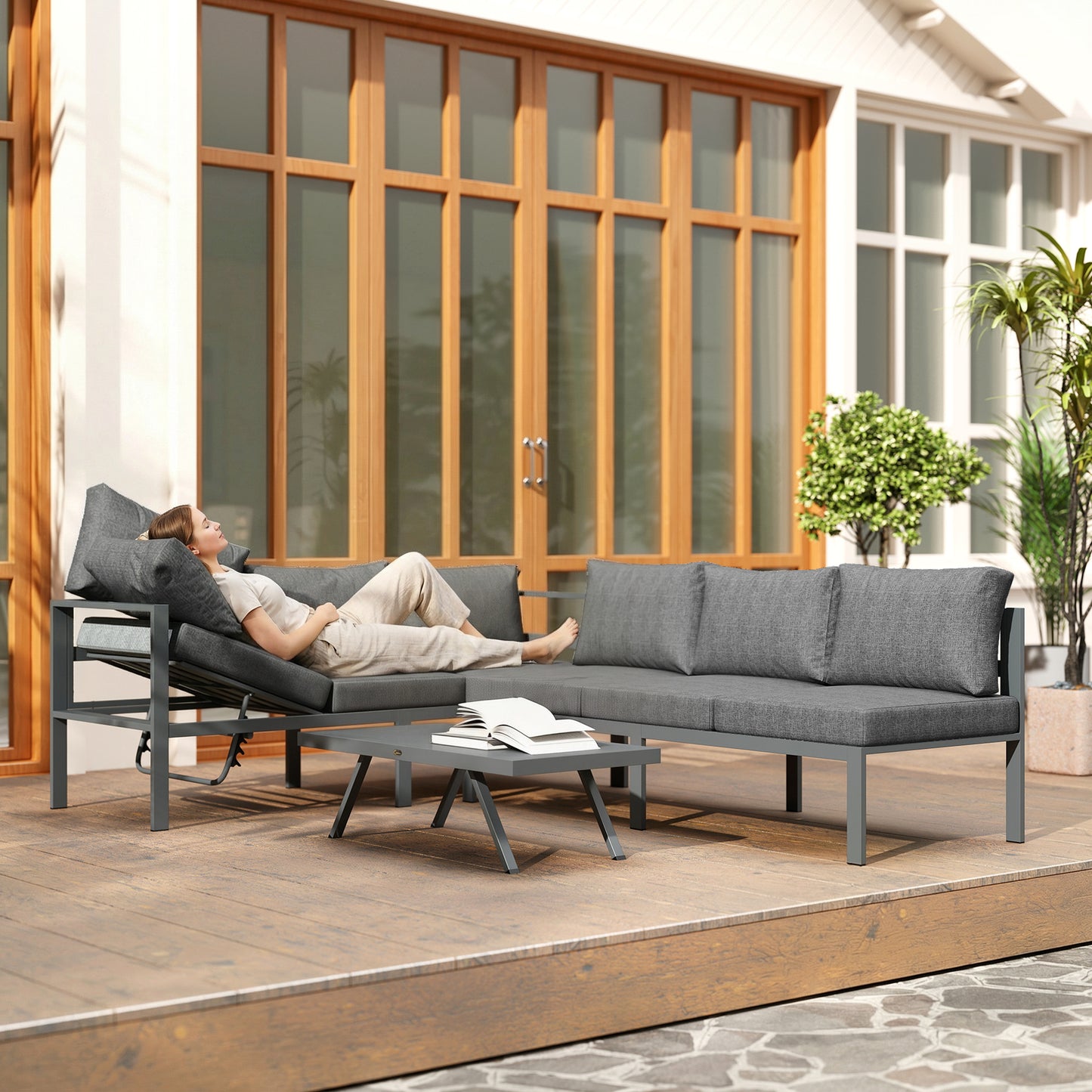 3 Pieces Garden Furniture Set (1)