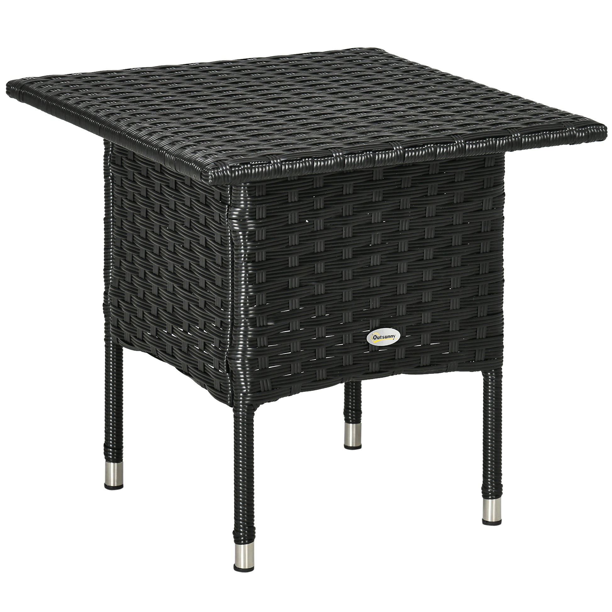 Rattan Side Table, Outdoor Coffee Table (1)